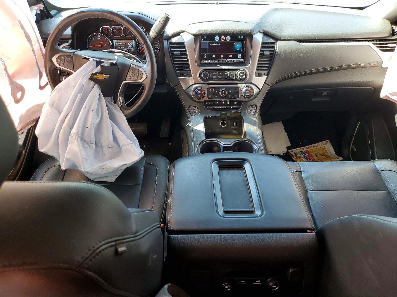 2015 Chevrolet Tahoe C1500 Lt Gray vin: 1GNSCBKC7FR672250