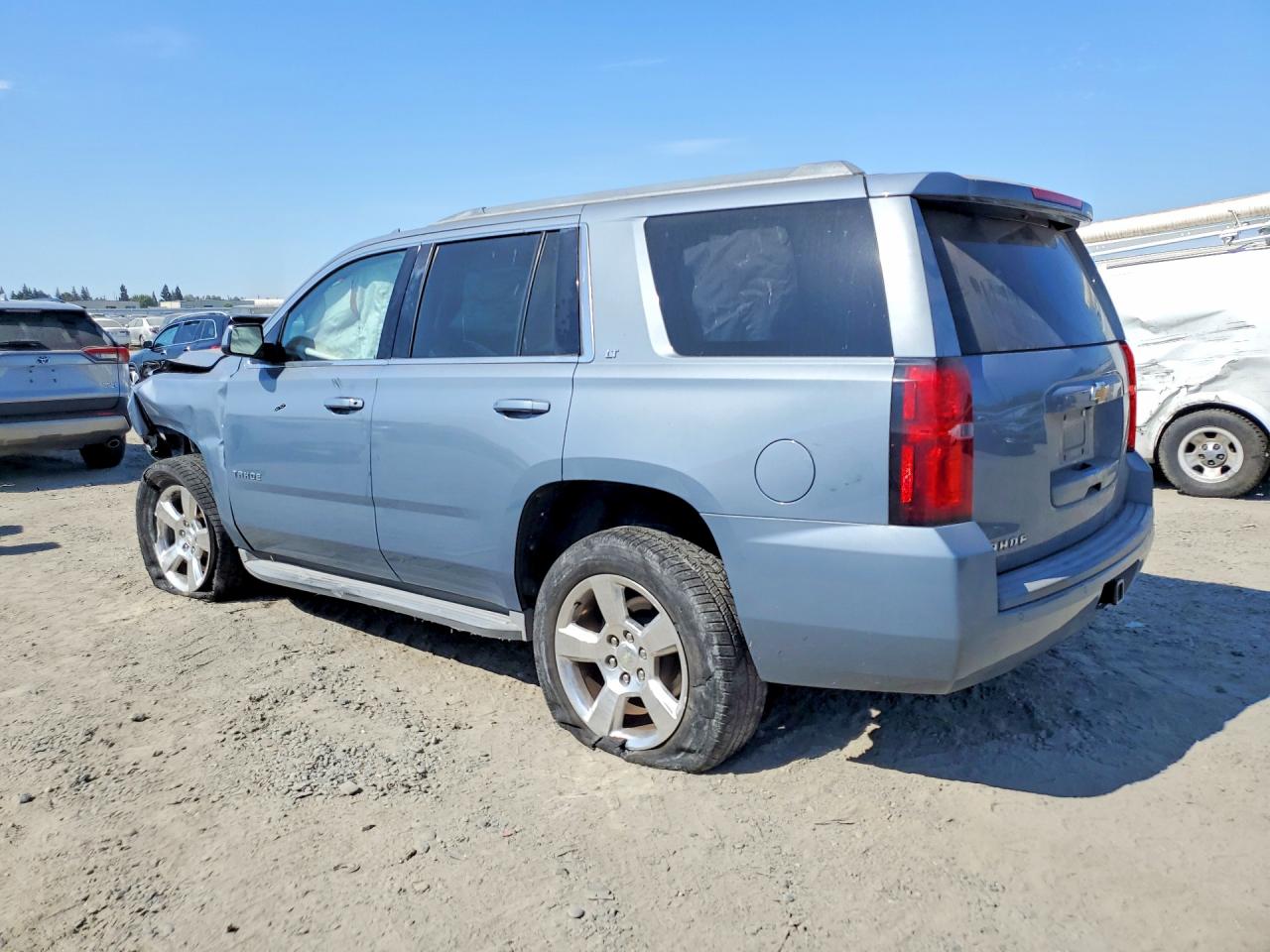 2015 Chevrolet Tahoe C1500 Lt Gray vin: 1GNSCBKC7FR672250