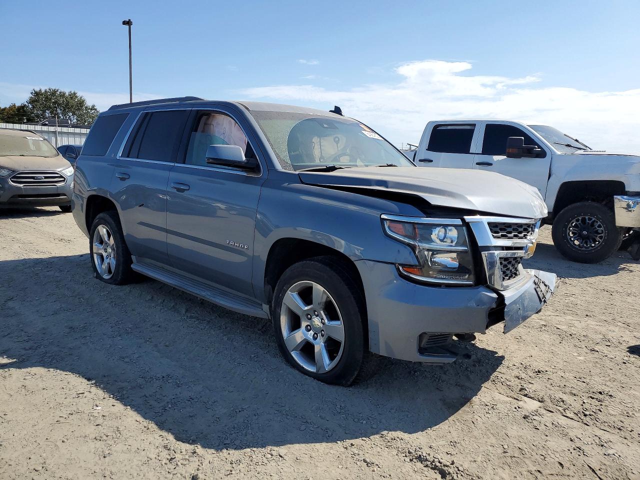 2015 Chevrolet Tahoe C1500 Lt Gray vin: 1GNSCBKC7FR672250