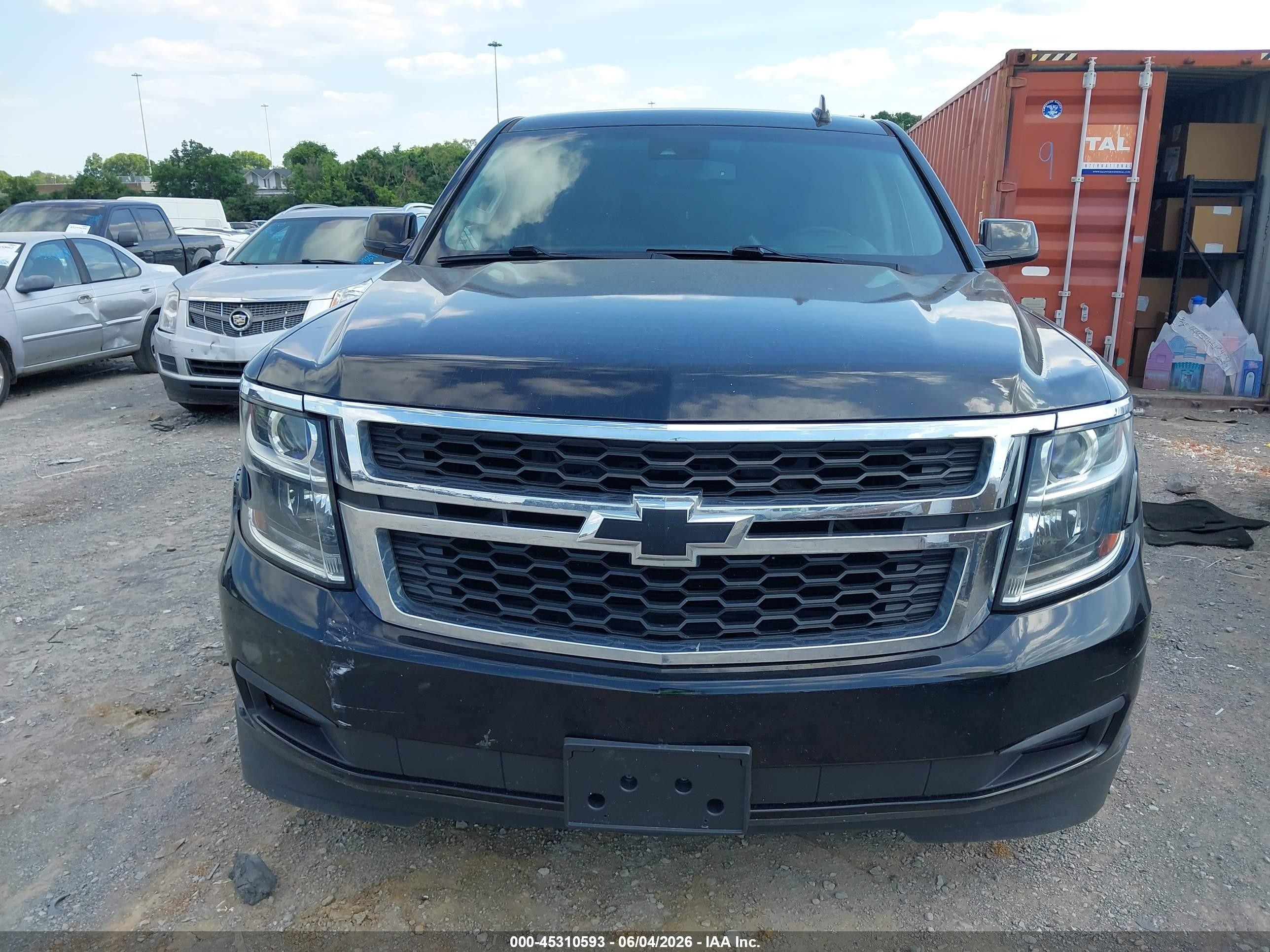 2016 Chevrolet Tahoe Lt Черный vin: 1GNSCBKC7GR373486