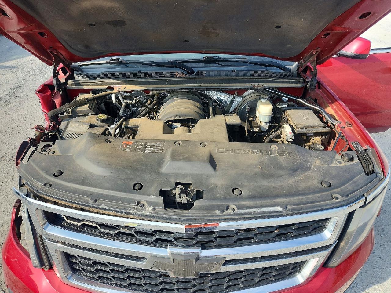 2015 Chevrolet Tahoe C1500 Lt Burgundy vin: 1GNSCBKC8FR170010