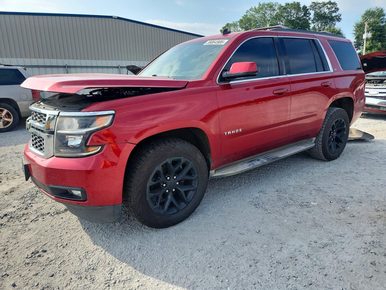 2015 Chevrolet Tahoe C1500 Lt Burgundy vin: 1GNSCBKC8FR170010