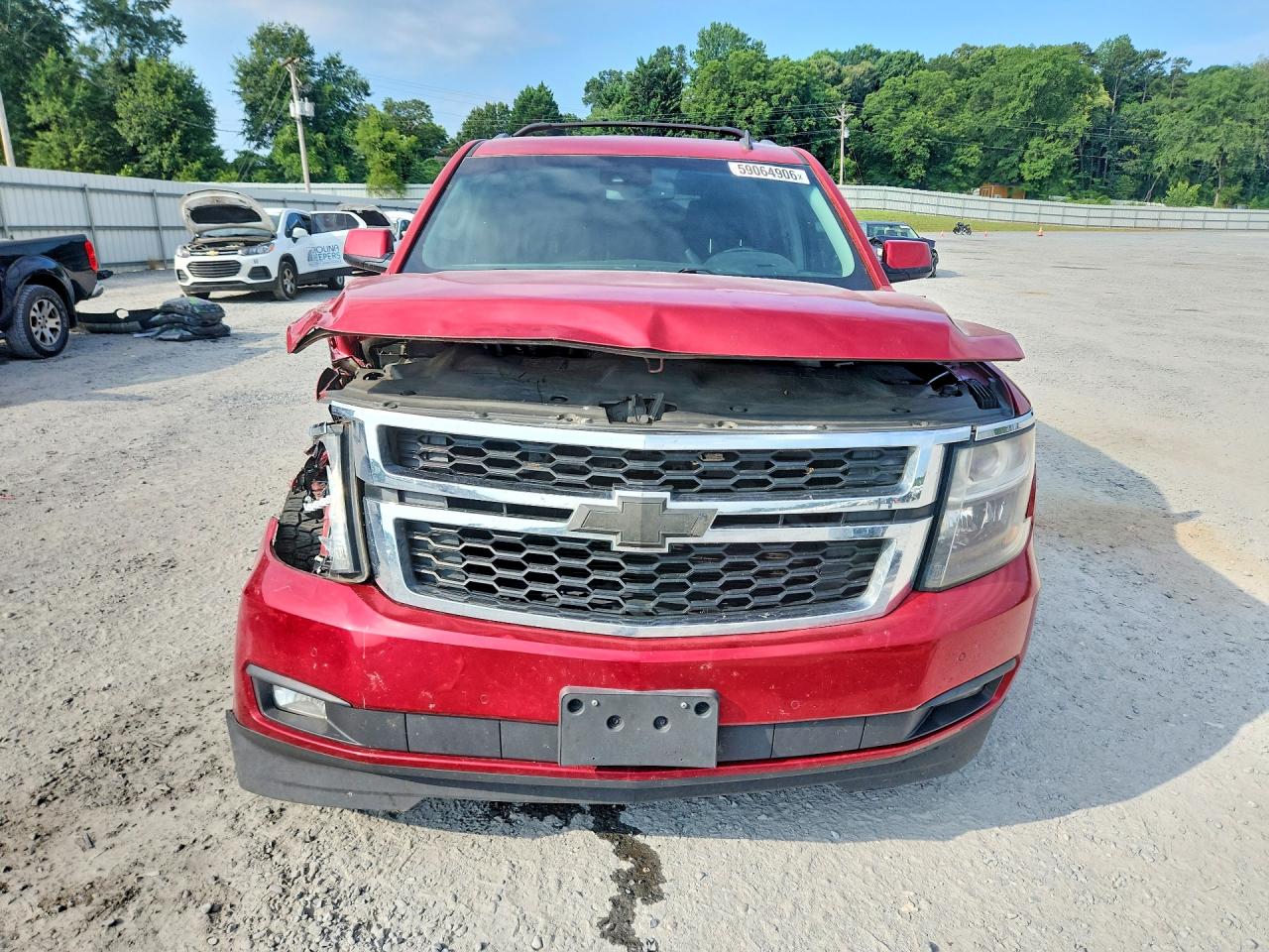 2015 Chevrolet Tahoe C1500 Lt Burgundy vin: 1GNSCBKC8FR170010