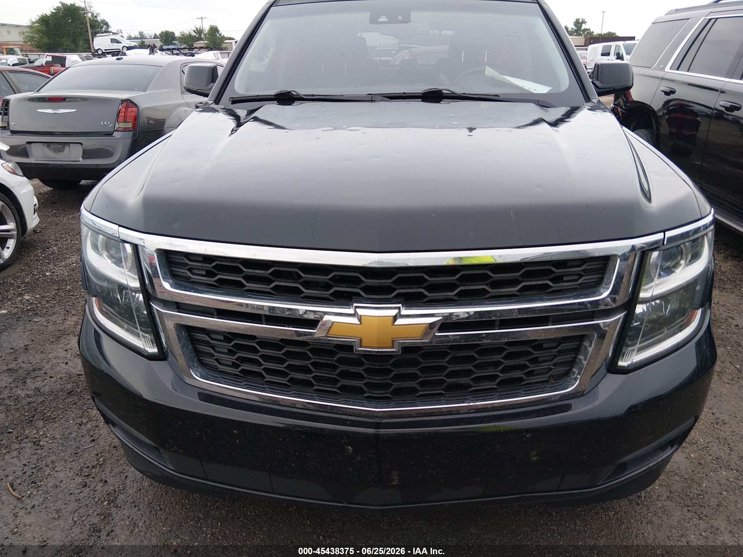 2015 Chevrolet Tahoe Lt Черный vin: 1GNSCBKC8FR731211