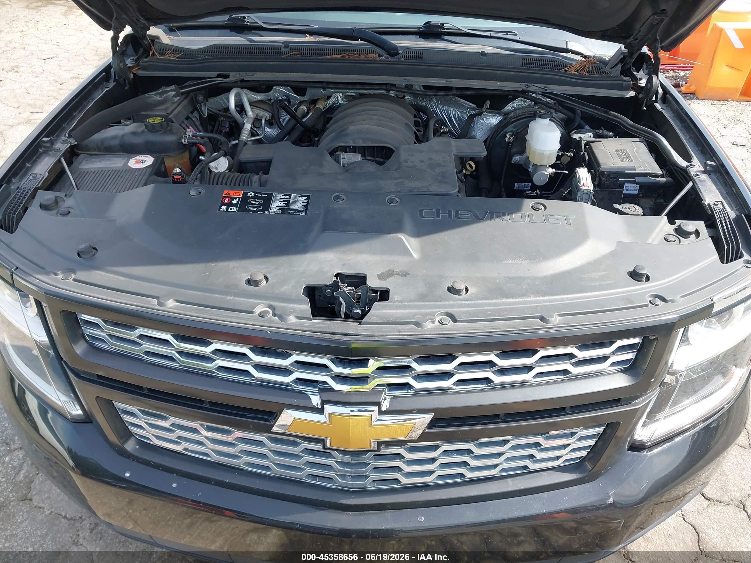 2015 Chevrolet Tahoe Lt Black vin: 1GNSCBKC9FR171862