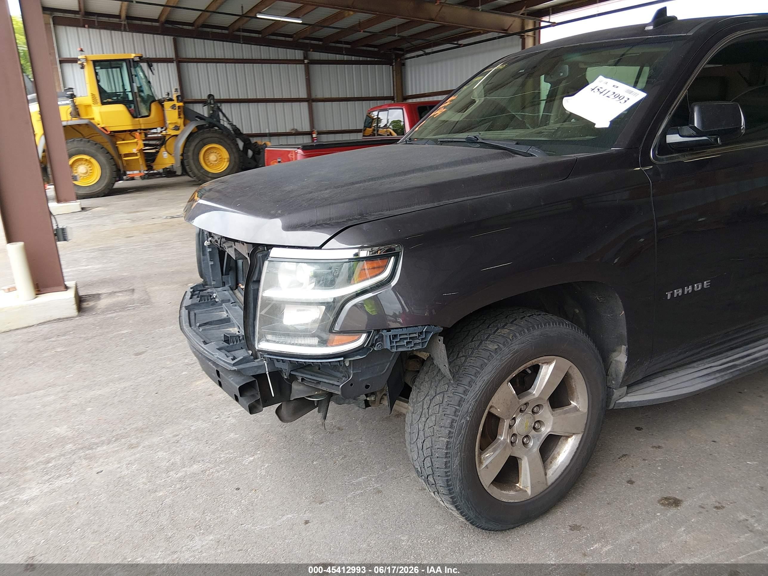 2015 Chevrolet Tahoe Lt Gray vin: 1GNSCBKC9FR549081