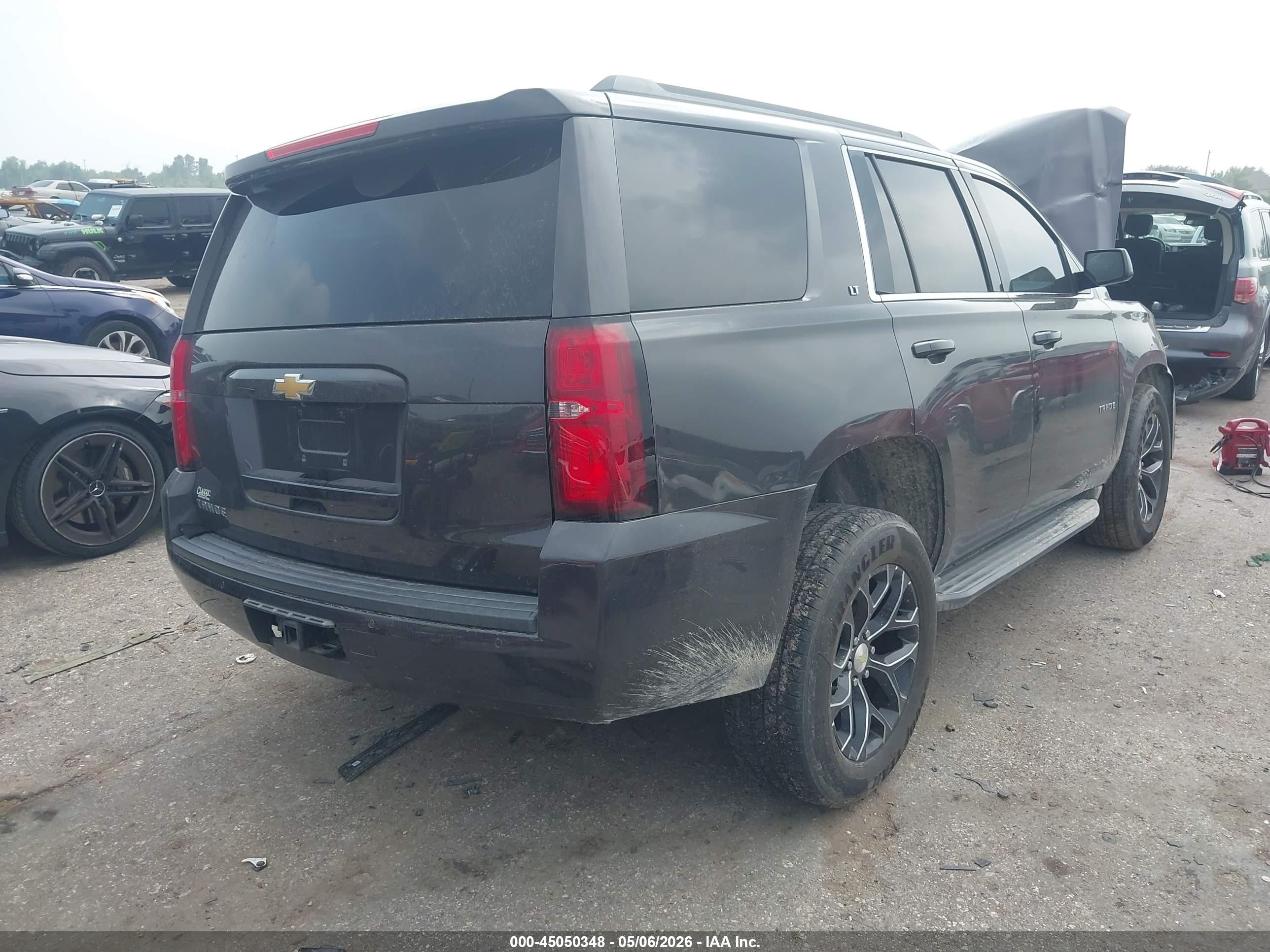 2015 Chevrolet Tahoe Lt Gray vin: 1GNSCBKC9FR554703
