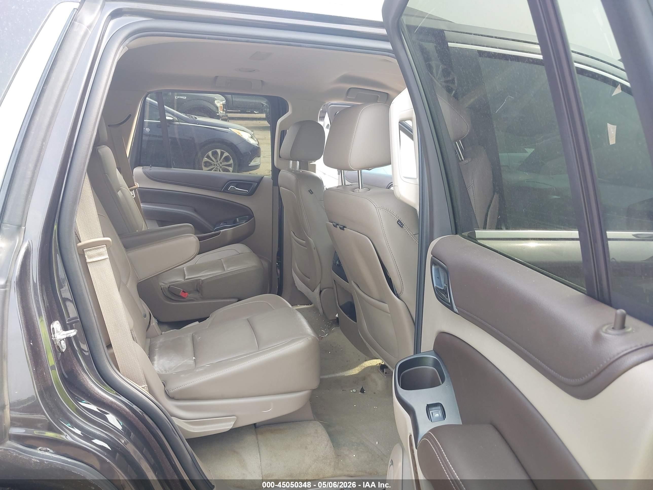 2015 Chevrolet Tahoe Lt Gray vin: 1GNSCBKC9FR554703