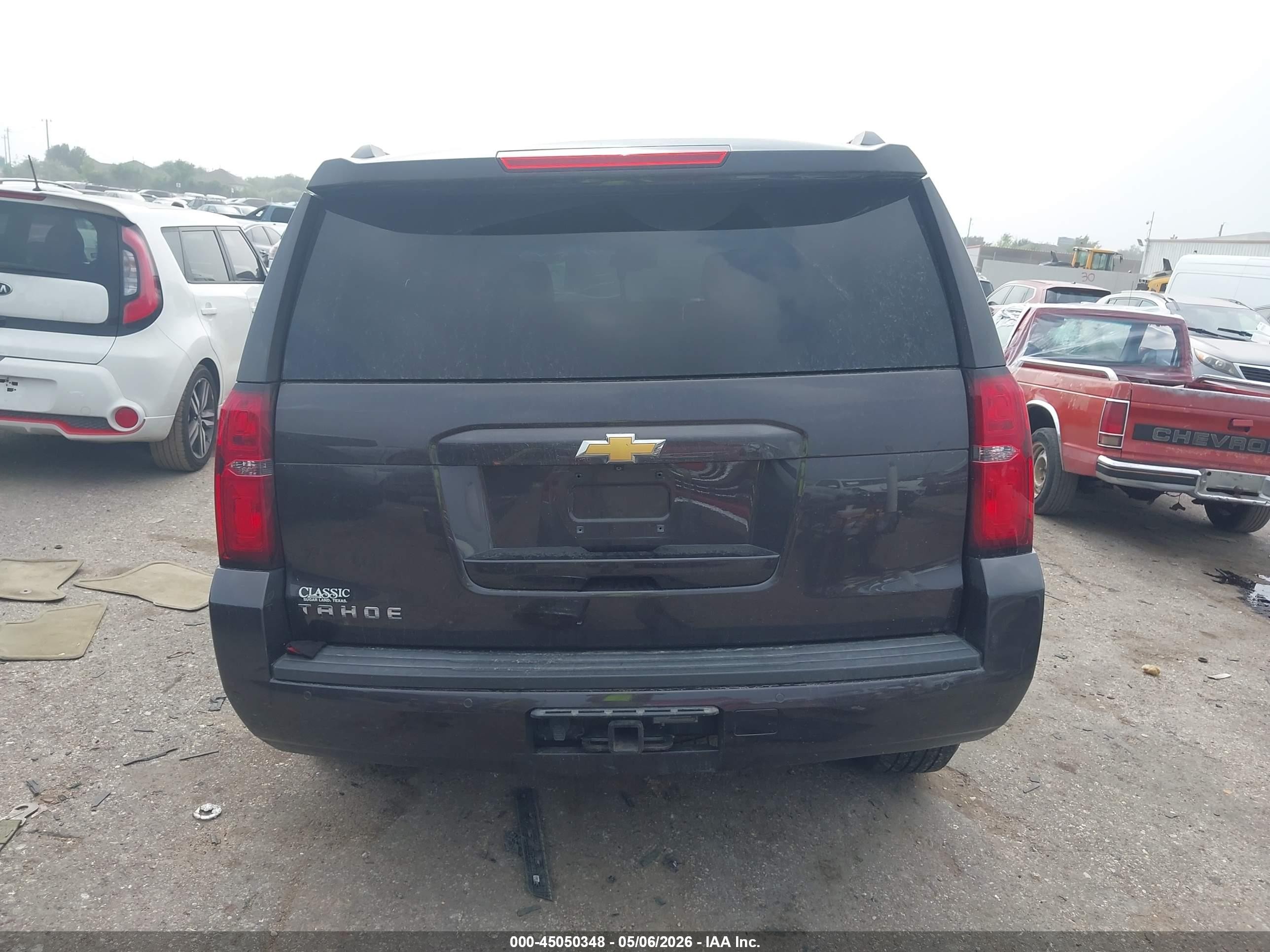 2015 Chevrolet Tahoe Lt Gray vin: 1GNSCBKC9FR554703