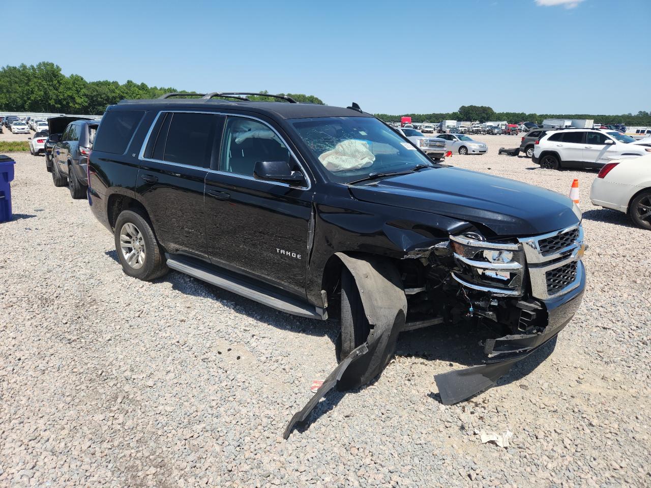 2015 Chevrolet Tahoe C1500 Lt Black vin: 1GNSCBKC9FR616360