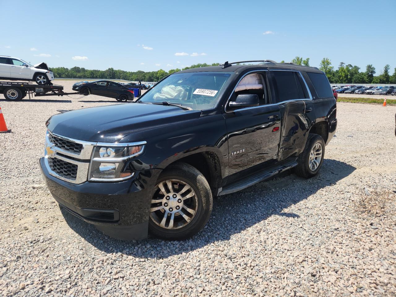 2015 Chevrolet Tahoe C1500 Lt Black vin: 1GNSCBKC9FR616360