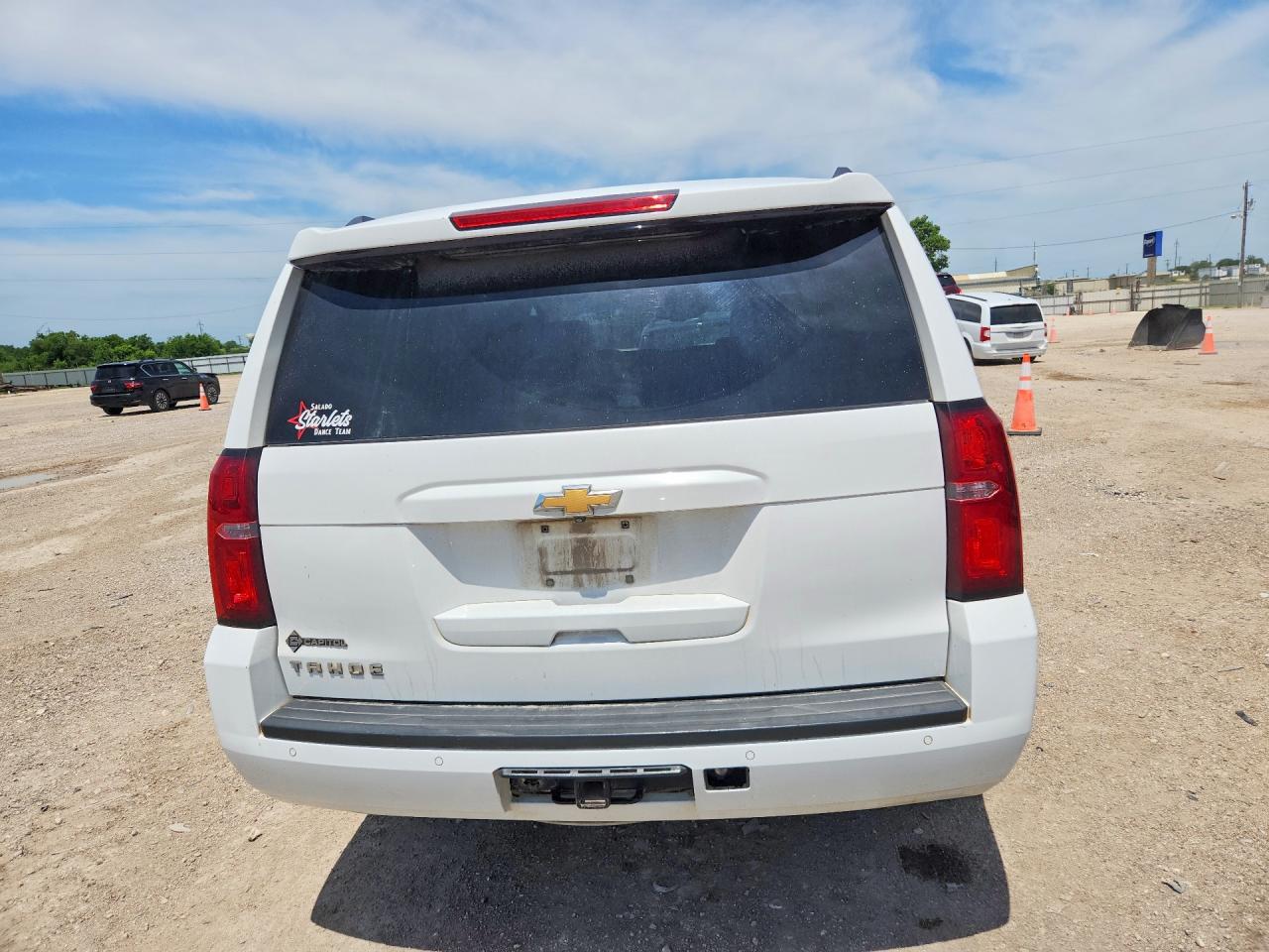 2015 Chevrolet Tahoe C1500 Lt White vin: 1GNSCBKC9FR716832