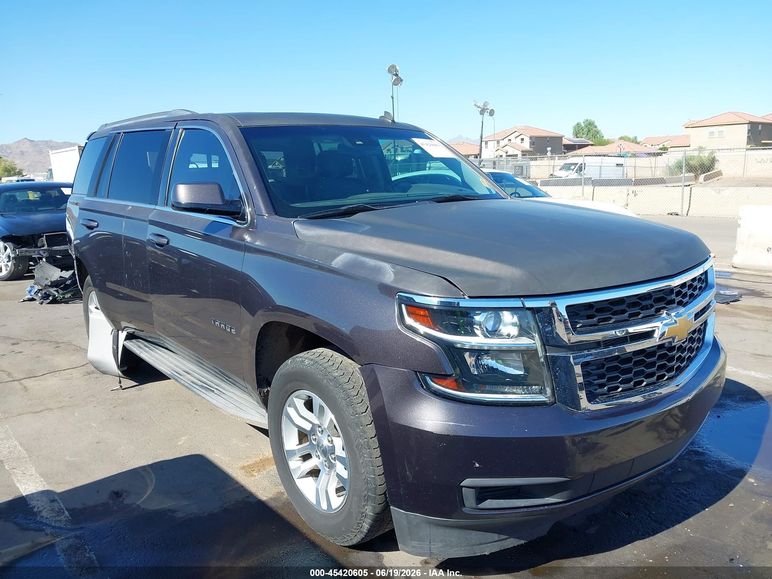 2015 Chevrolet Tahoe Lt Black vin: 1GNSCBKCXFR143343