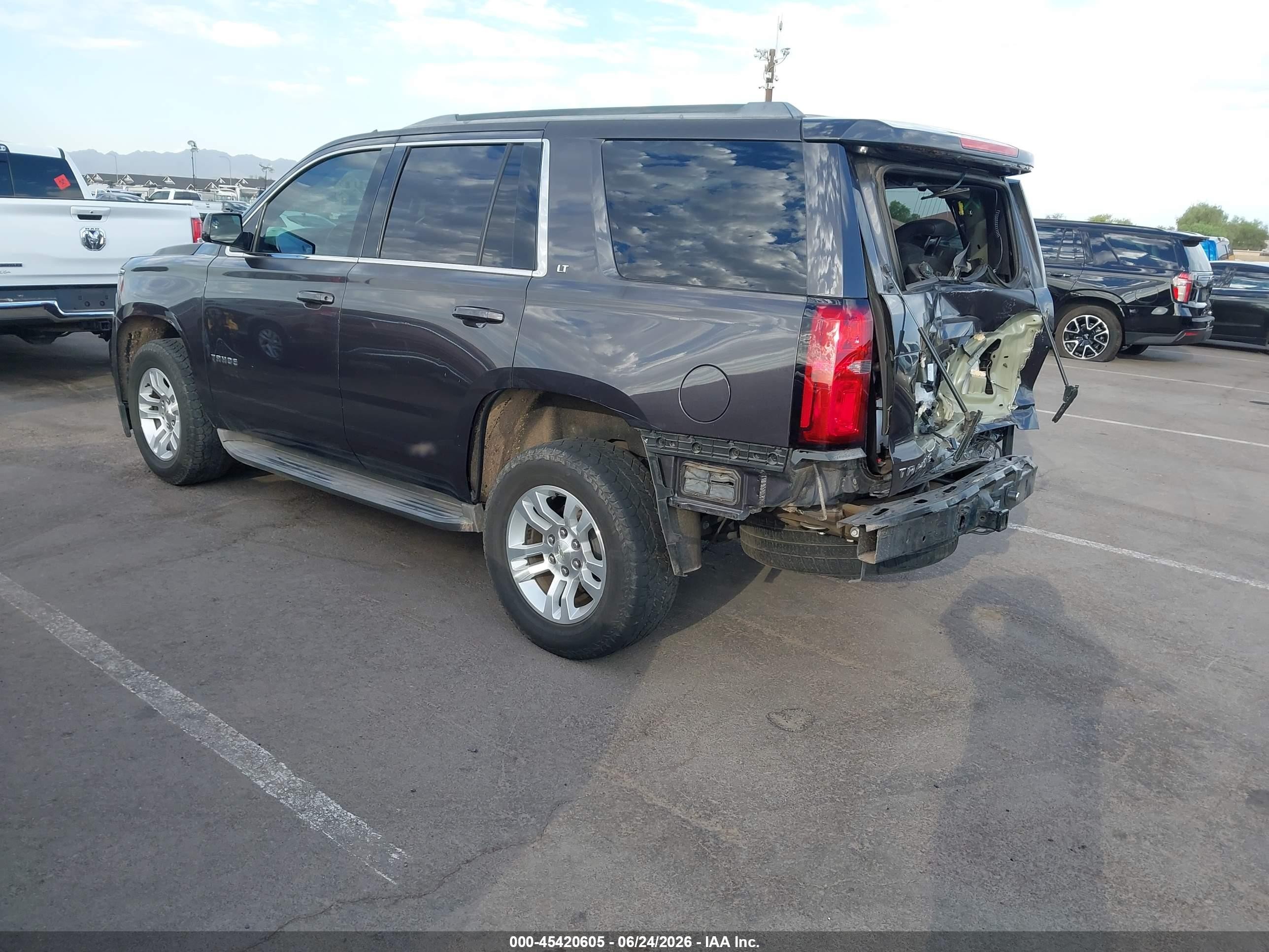 2015 Chevrolet Tahoe Lt Black vin: 1GNSCBKCXFR143343