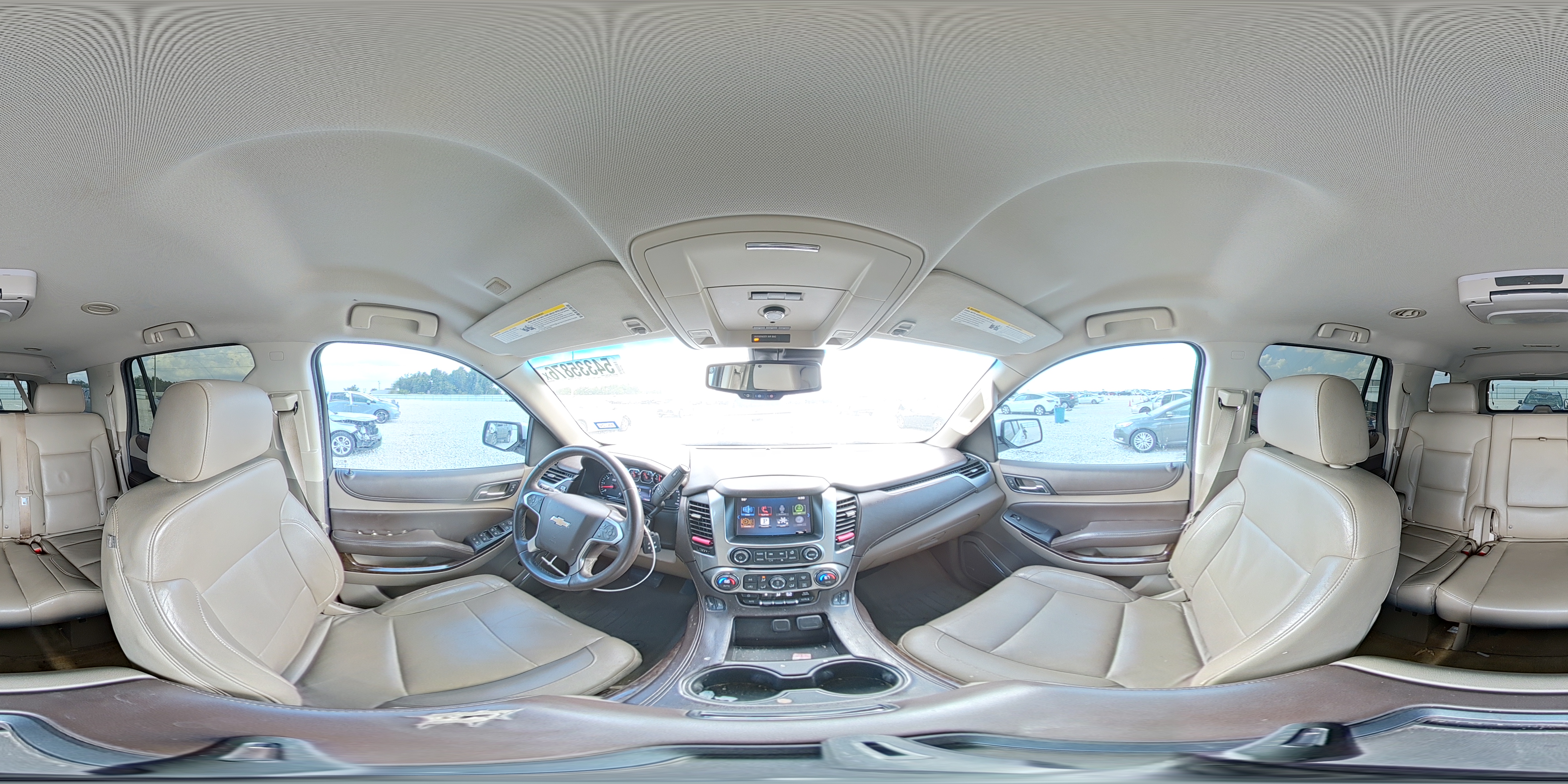 2015 Chevrolet Tahoe Silver vin: 1GNSCBKCXFR247380