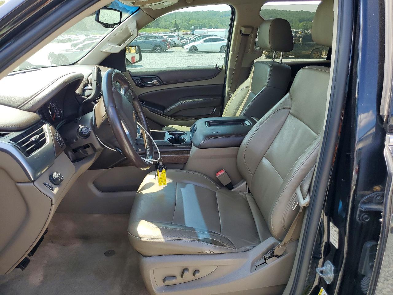 2015 Chevrolet Tahoe C1500 Lt Black vin: 1GNSCBKCXFR252014