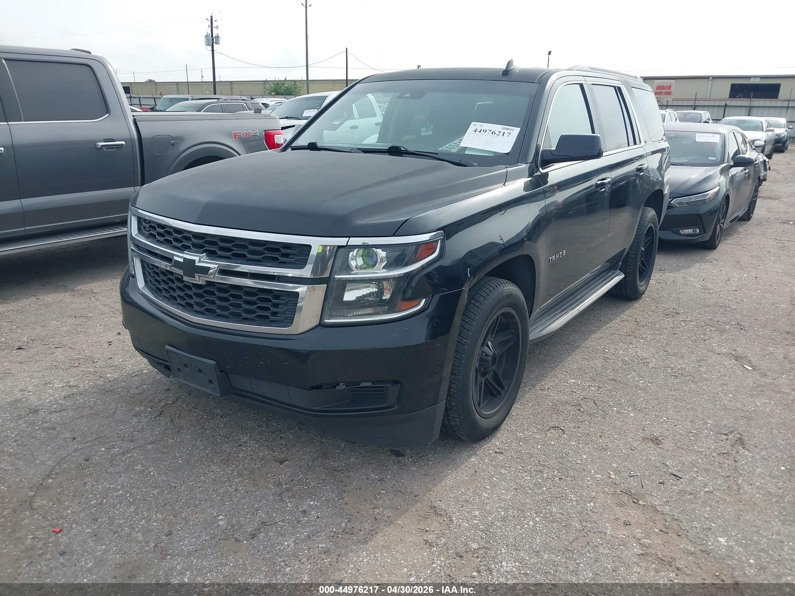 2015 Chevrolet Tahoe Lt Black vin: 1GNSCBKCXFR636438