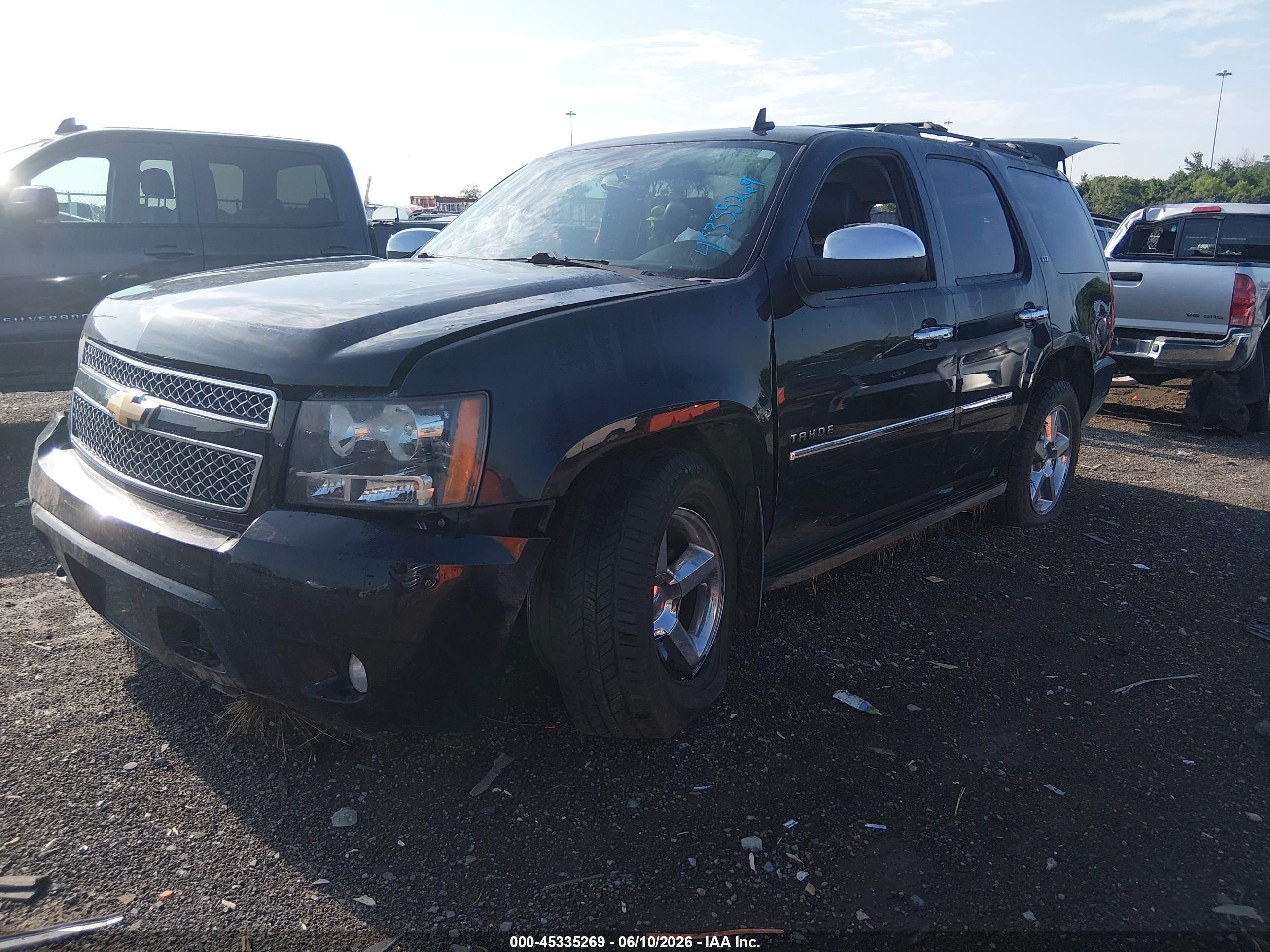 2013 Chevrolet Tahoe Ltz Black vin: 1GNSCCE00DR237722