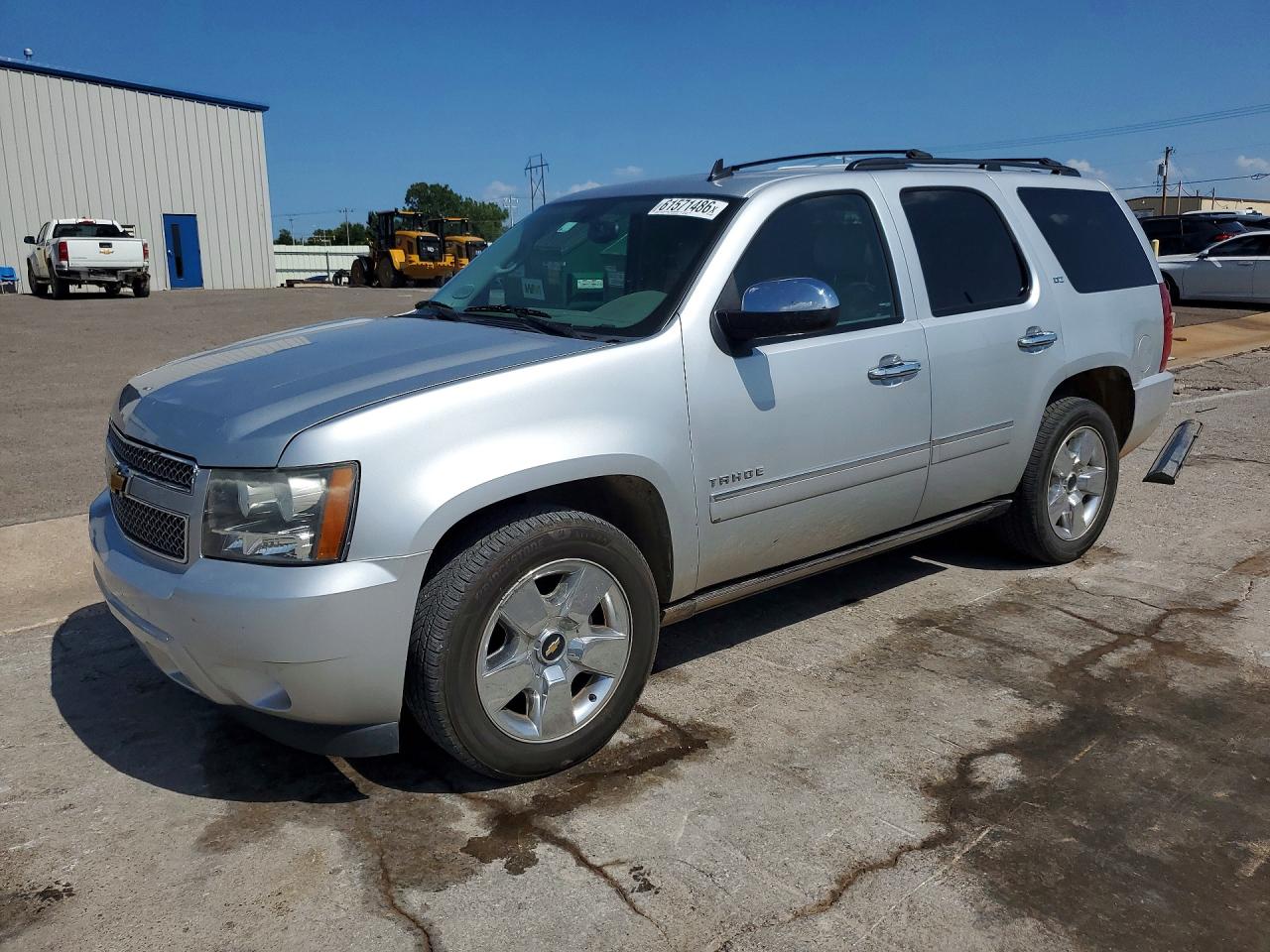 2013 Chevrolet Tahoe C1500 Ltz Silver vin: 1GNSCCE02DR139498