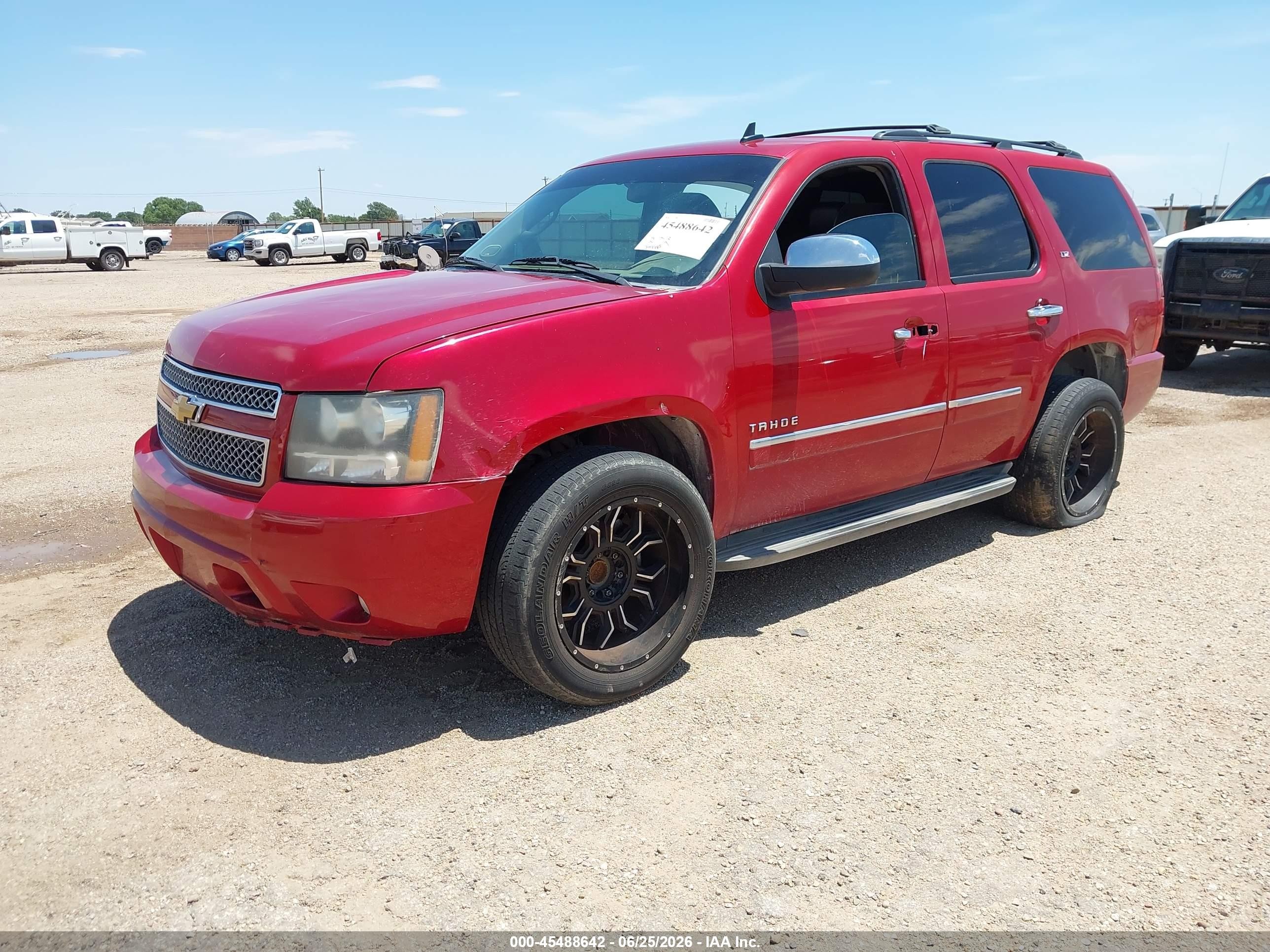 2014 Chevrolet Tahoe Ltz Red vin: 1GNSCCE04ER110215