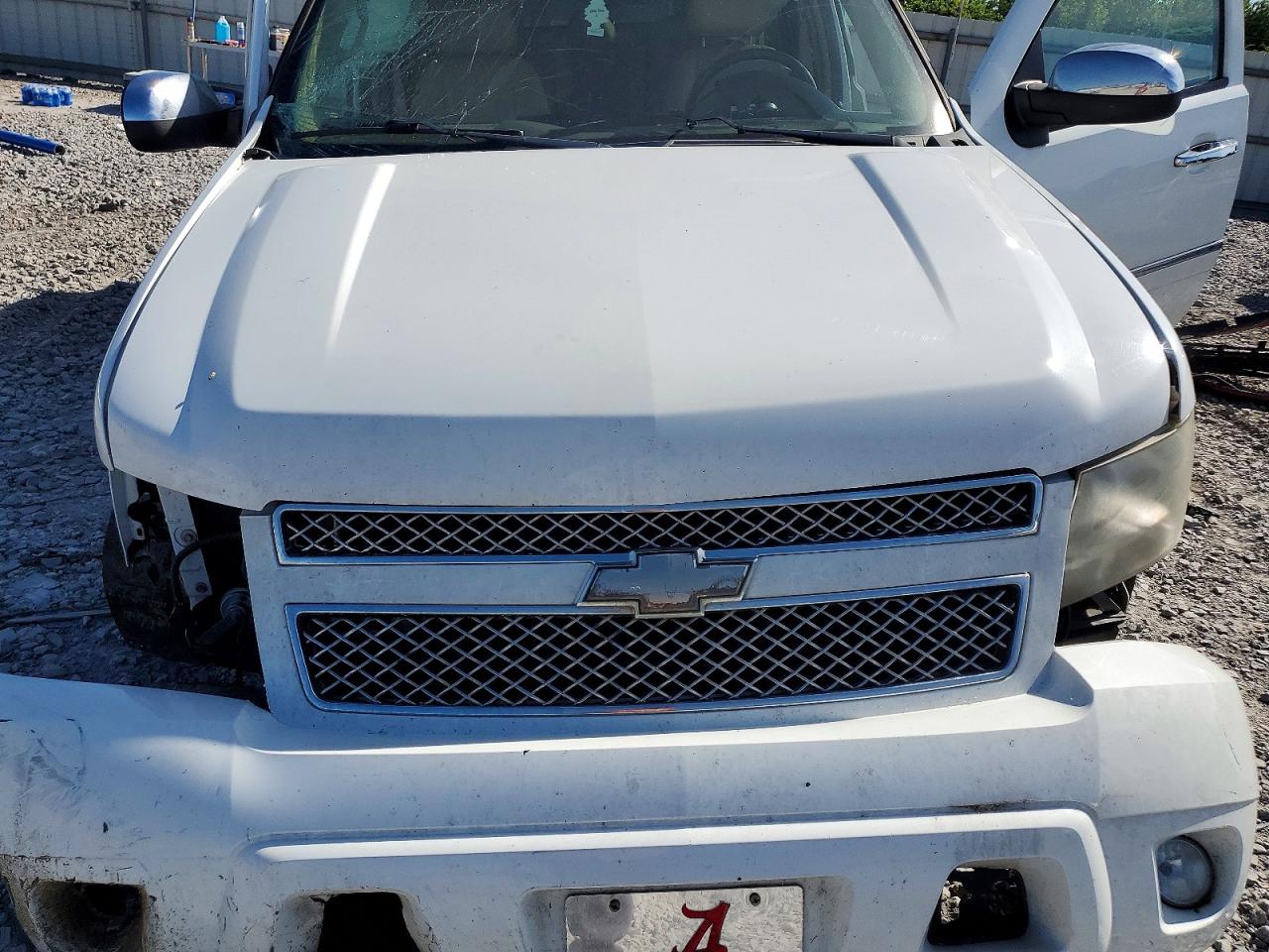 2011 Chevrolet Tahoe C1500 Ltz White vin: 1GNSCCE05BR125902