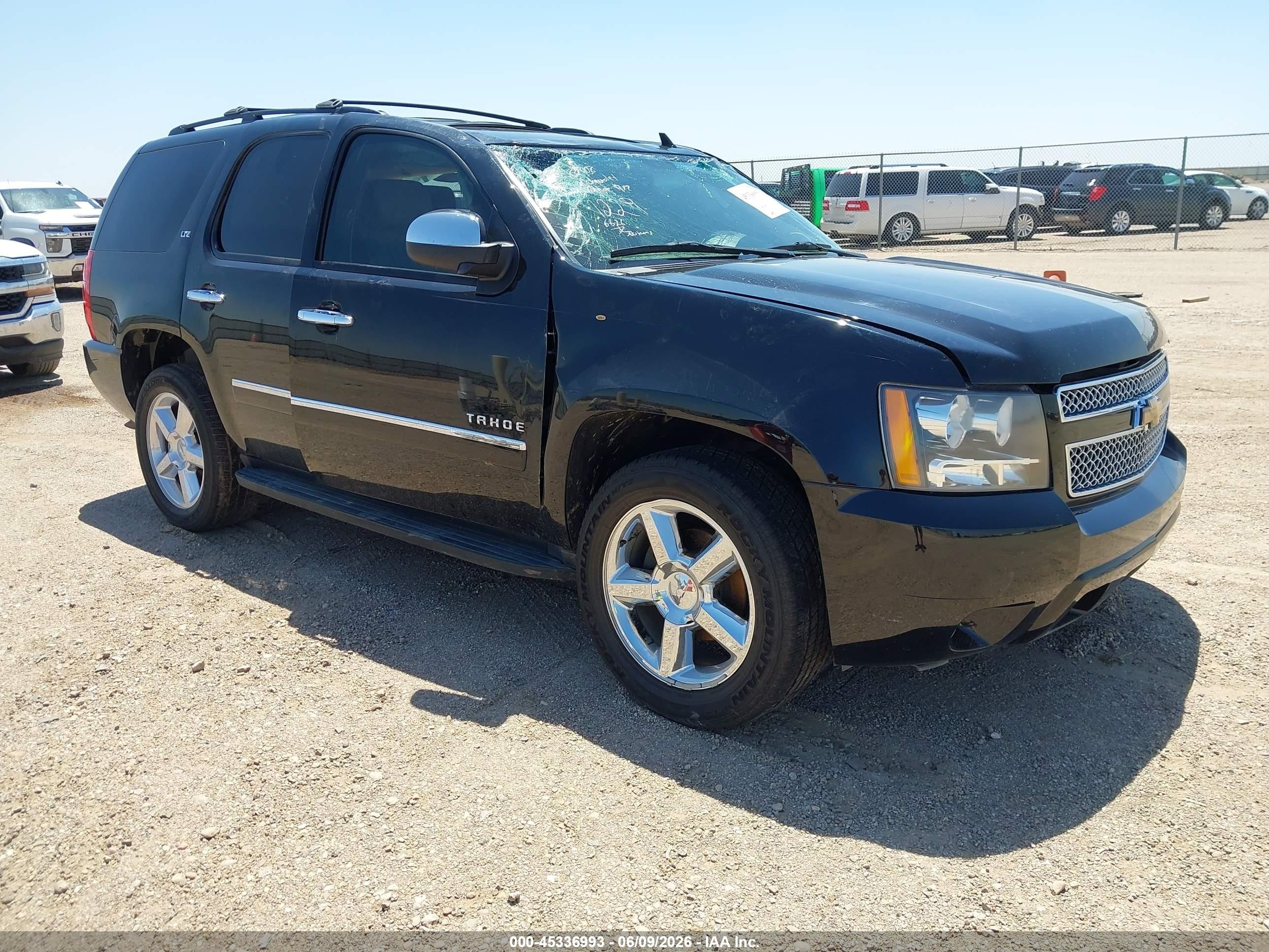 2011 Chevrolet Tahoe Ltz Black vin: 1GNSCCE05BR381229