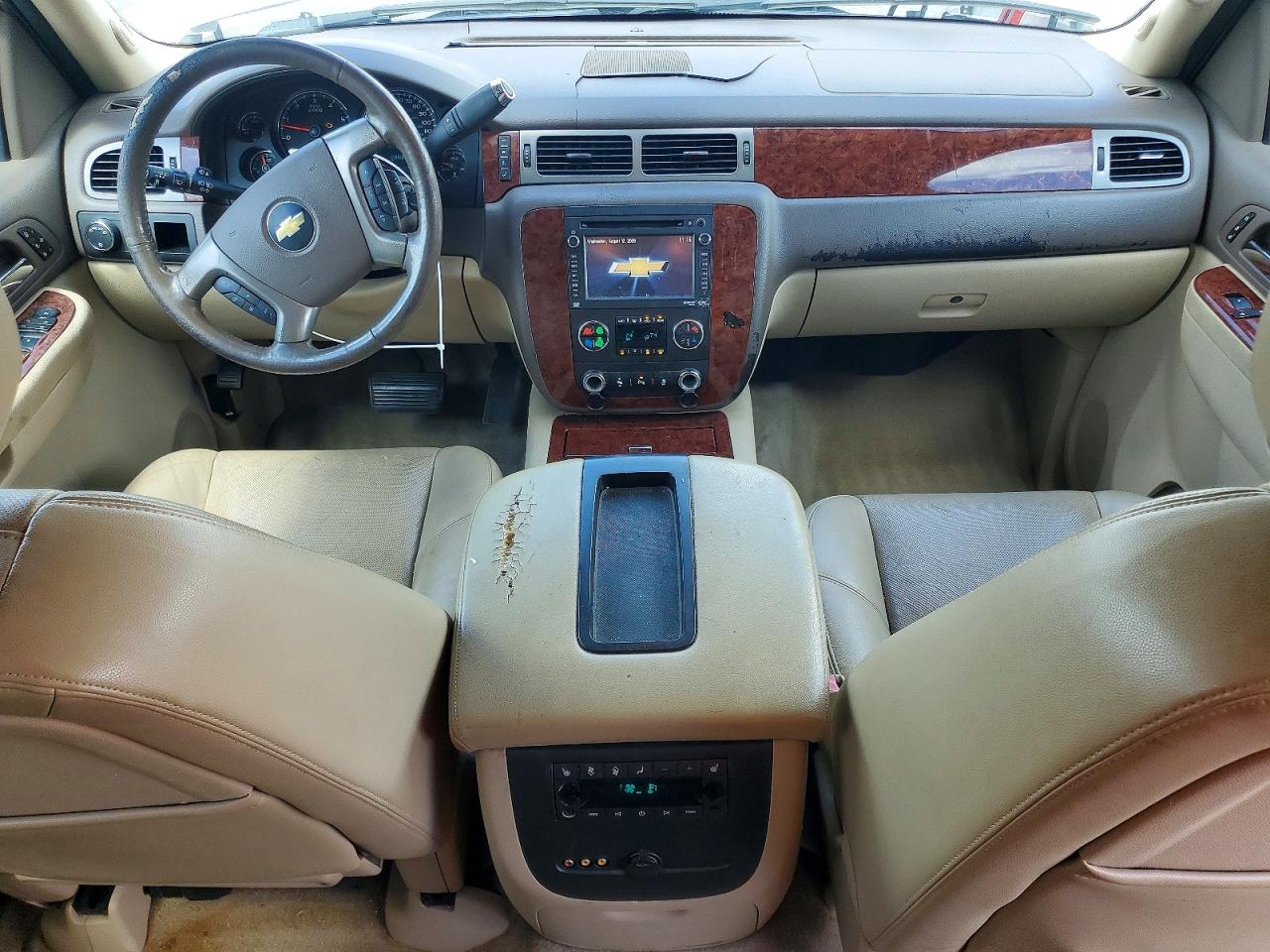 2013 Chevrolet Tahoe C1500 Ltz White vin: 1GNSCCE06DR198330