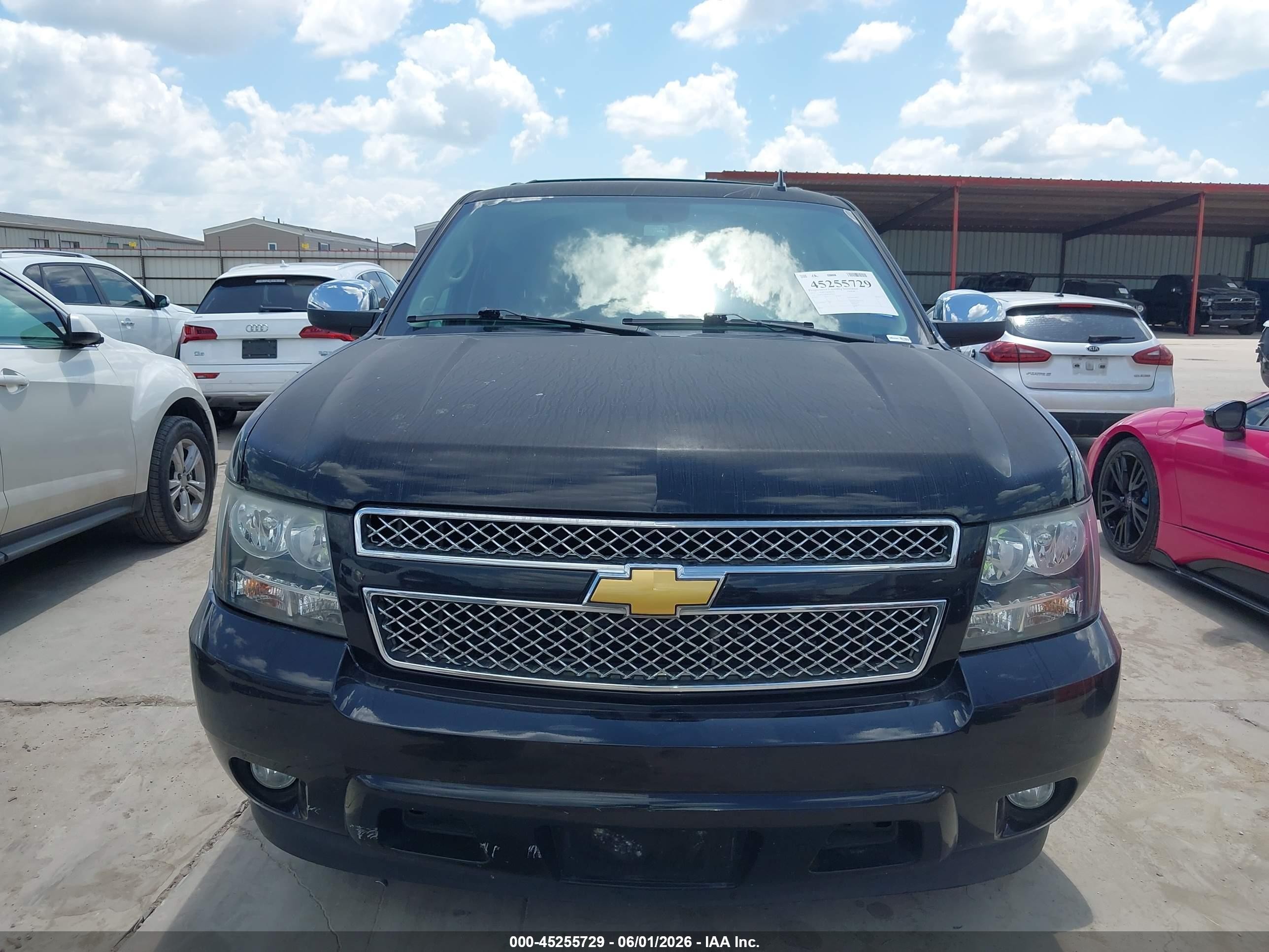 2013 Chevrolet Tahoe Ltz Black vin: 1GNSCCE06DR347819