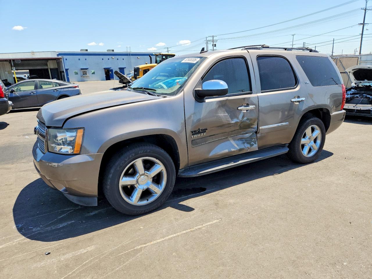 2013 Chevrolet Tahoe C1500 Ltz Gray vin: 1GNSCCE07DR156443