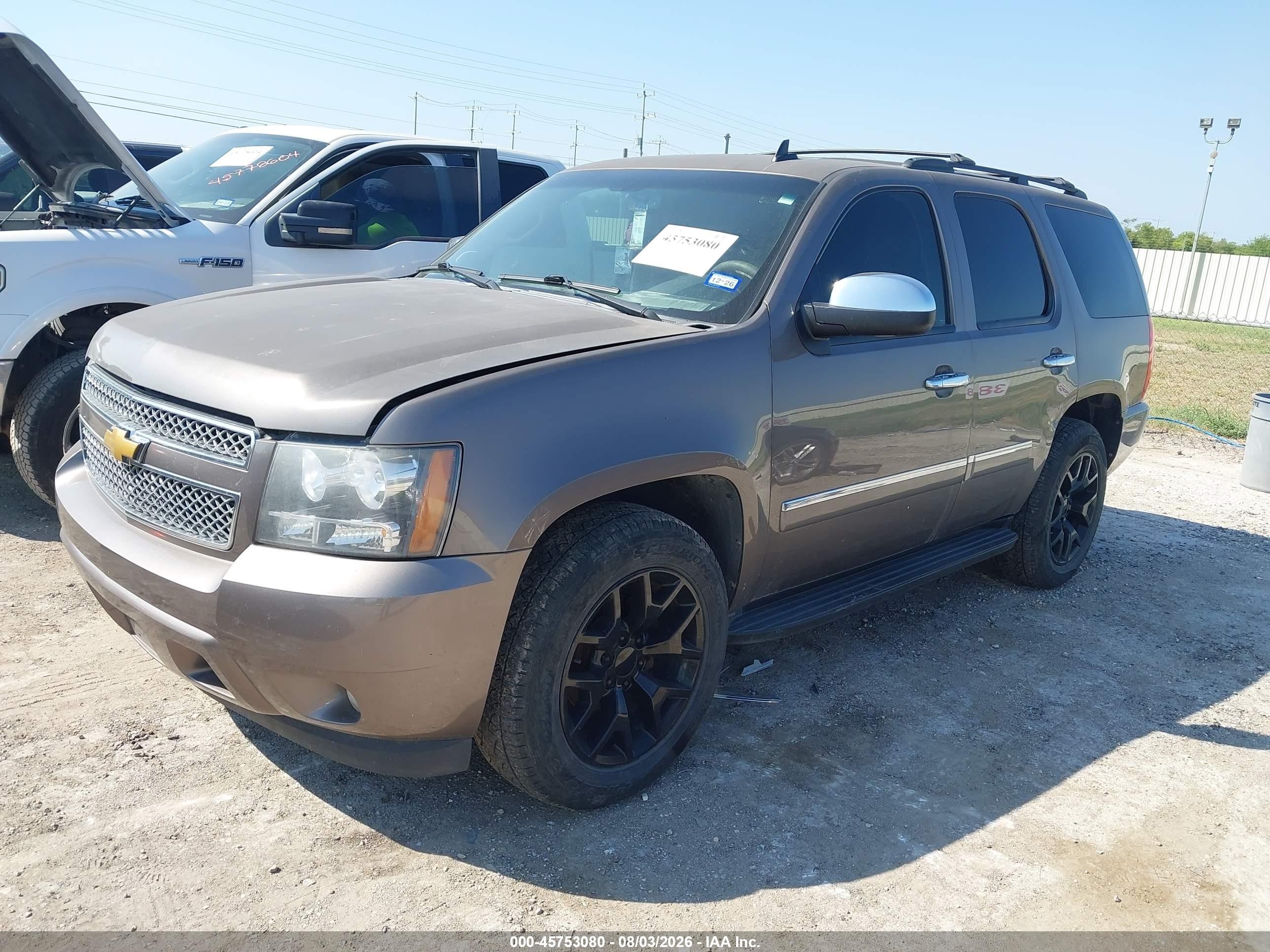 2013 Chevrolet Tahoe Ltz Серый vin: 1GNSCCE07DR344735