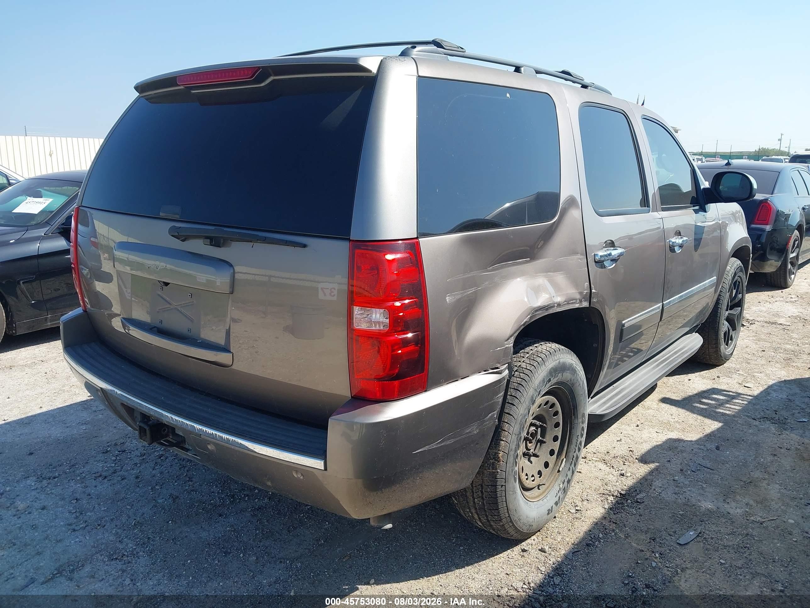 2013 Chevrolet Tahoe Ltz Серый vin: 1GNSCCE07DR344735