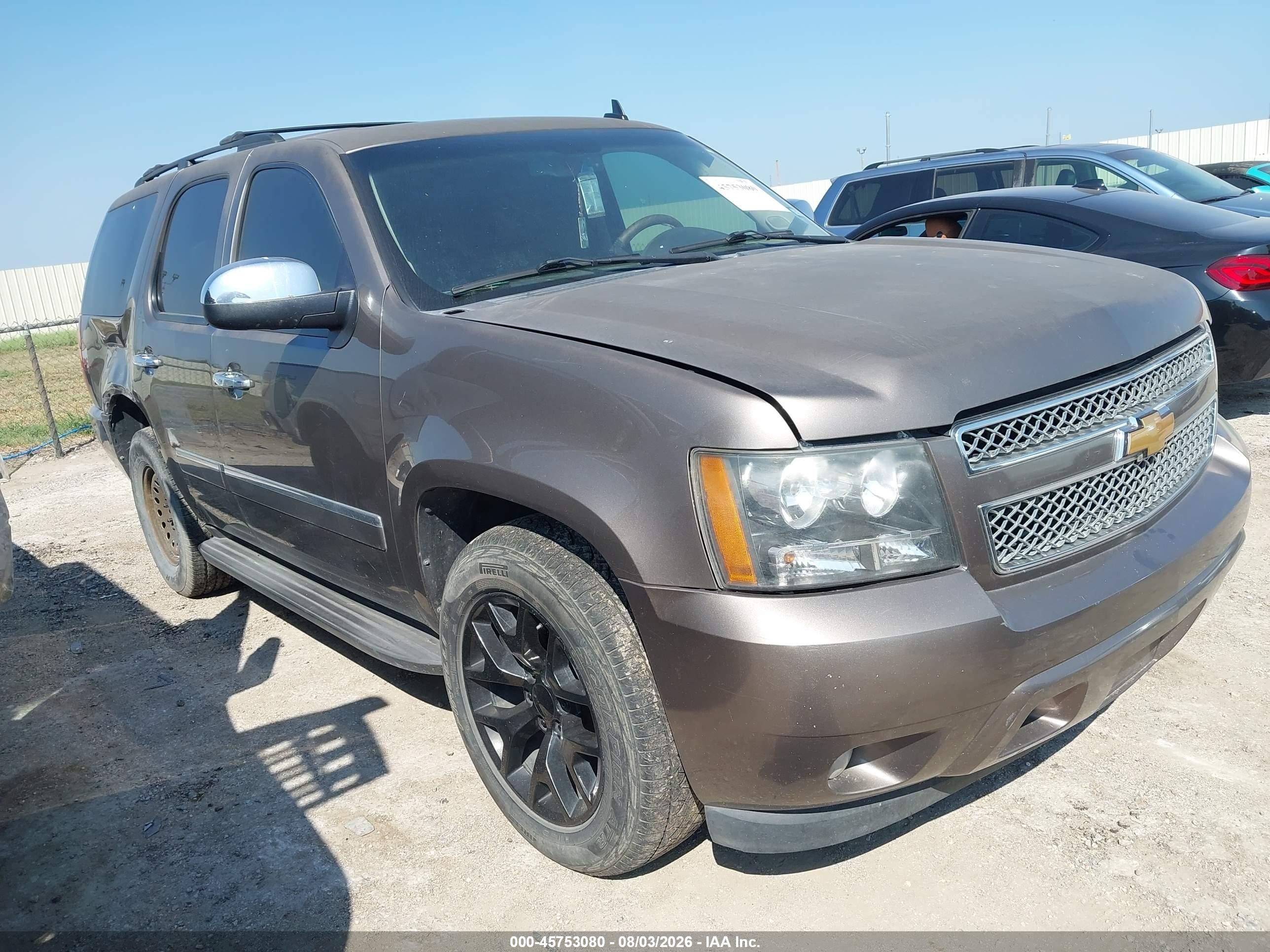 2013 Chevrolet Tahoe Ltz Серый vin: 1GNSCCE07DR344735