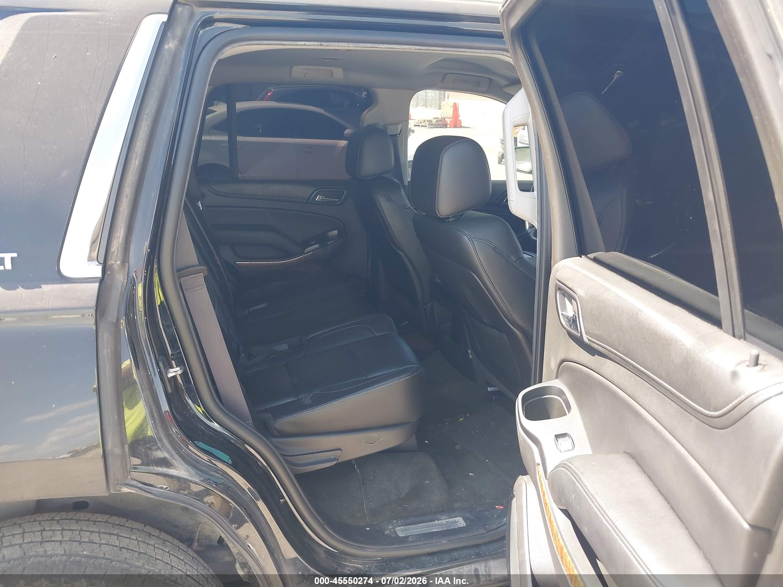 2015 Chevrolet Tahoe Ltz Black vin: 1GNSCCKC0FR186353