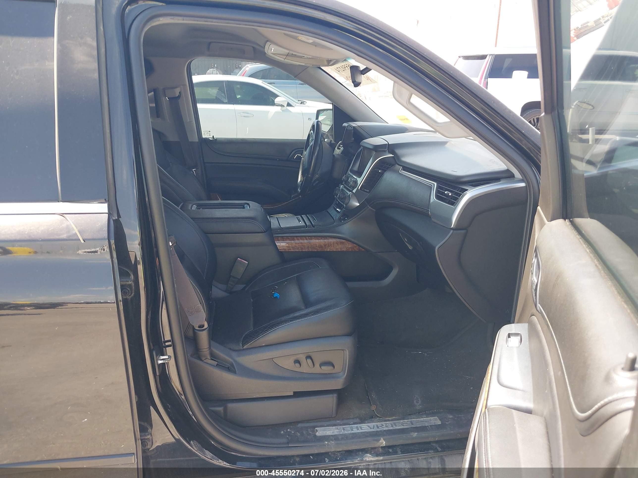 2015 Chevrolet Tahoe Ltz Black vin: 1GNSCCKC0FR186353