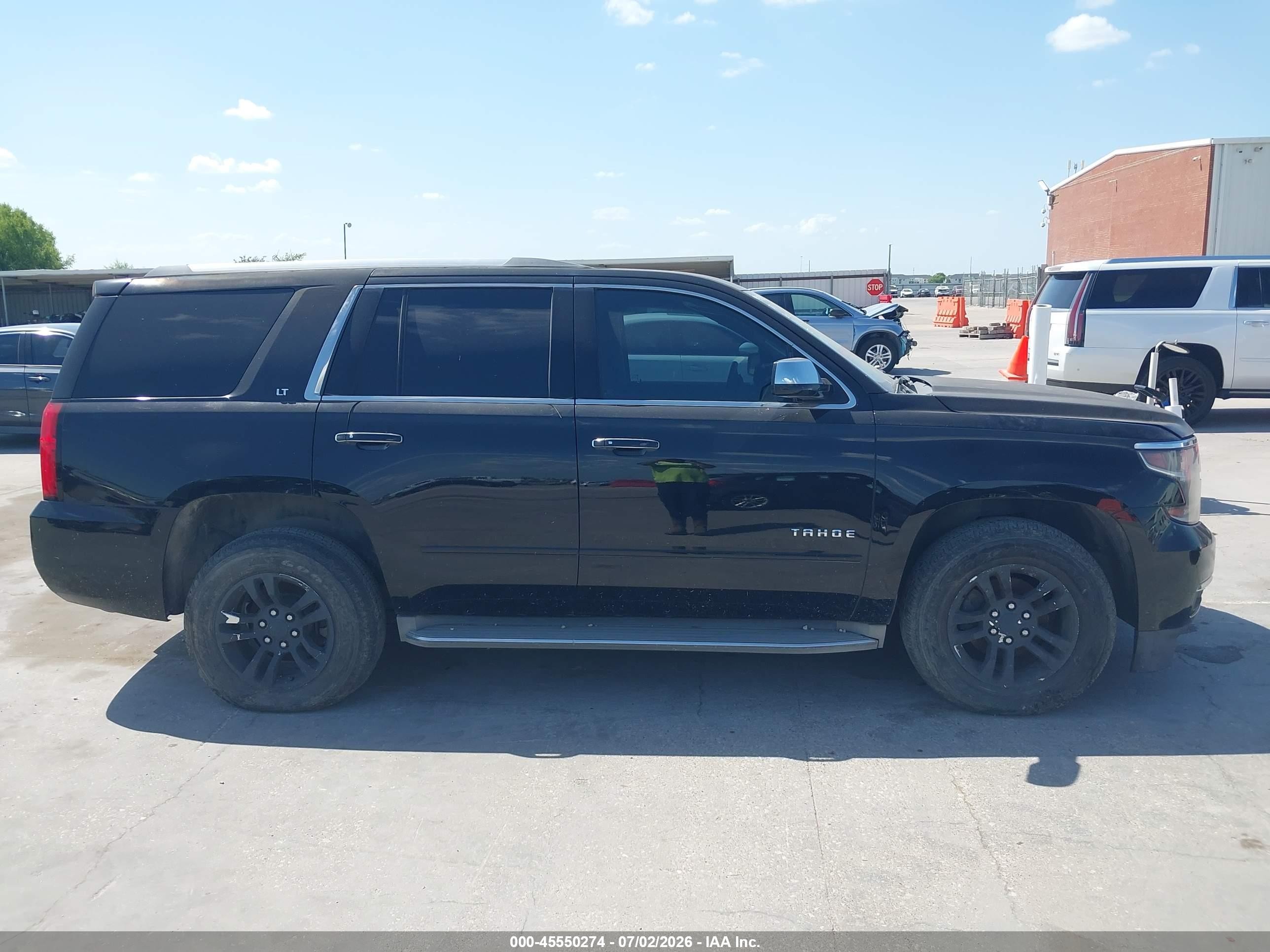 2015 Chevrolet Tahoe Ltz Black vin: 1GNSCCKC0FR186353