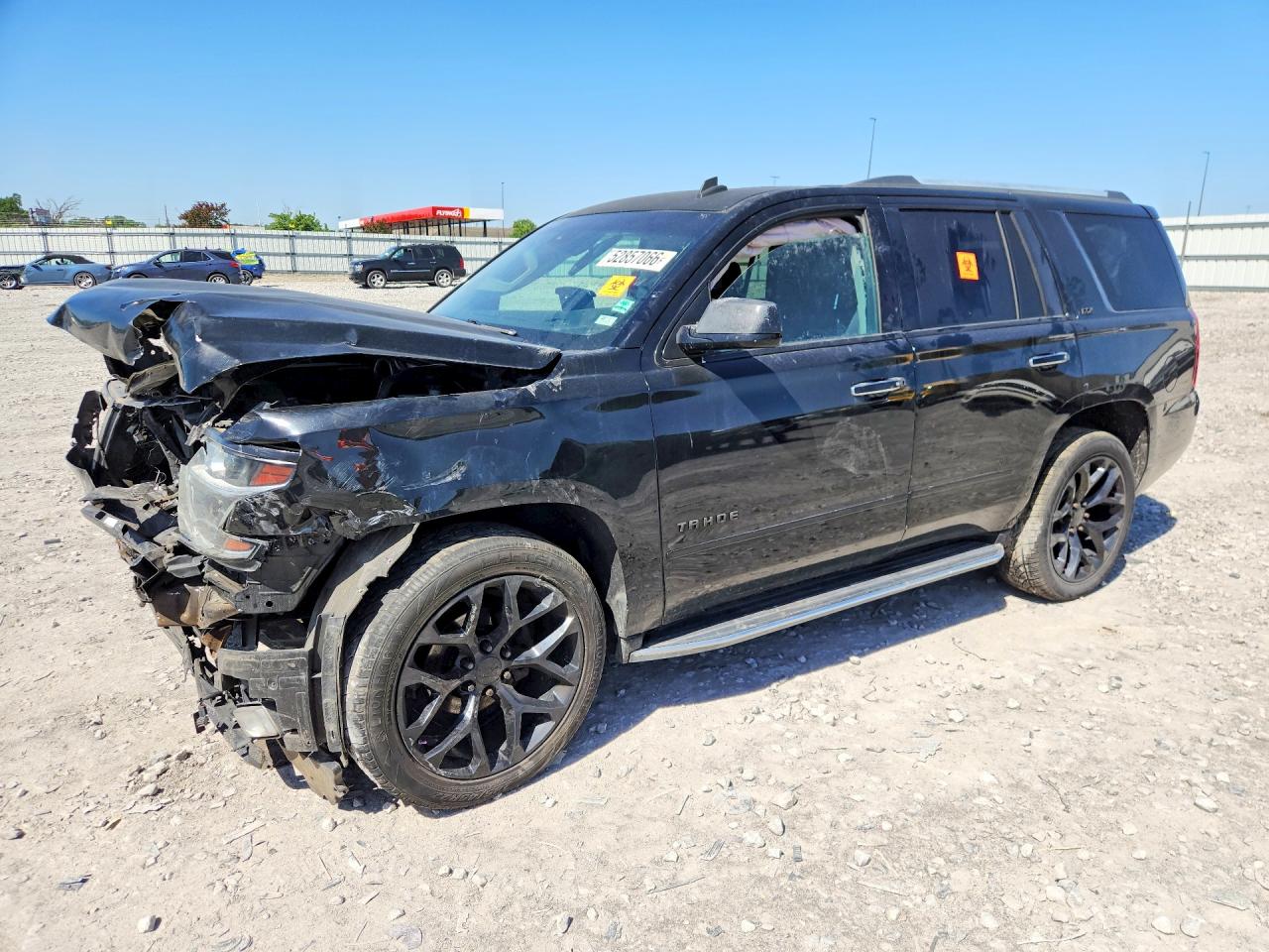 2015 Chevrolet Tahoe C1500 Ltz Black vin: 1GNSCCKC1FR117610