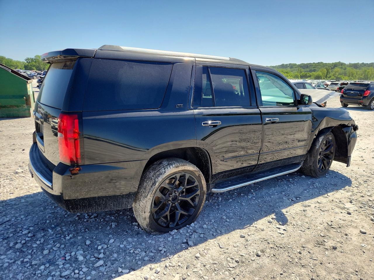 2015 Chevrolet Tahoe C1500 Ltz Black vin: 1GNSCCKC1FR117610