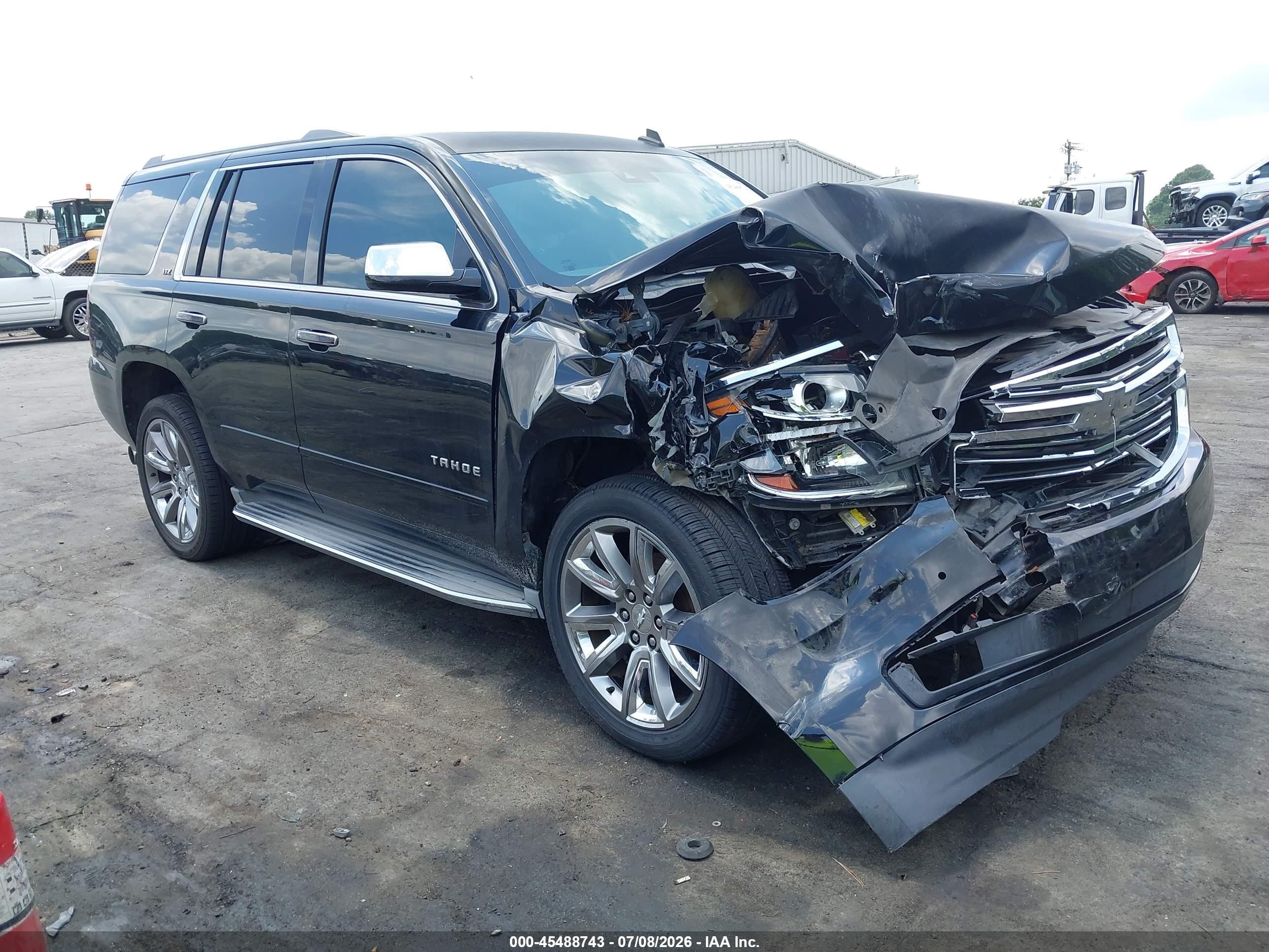 2015 Chevrolet Tahoe Ltz Черный vin: 1GNSCCKC1FR246057
