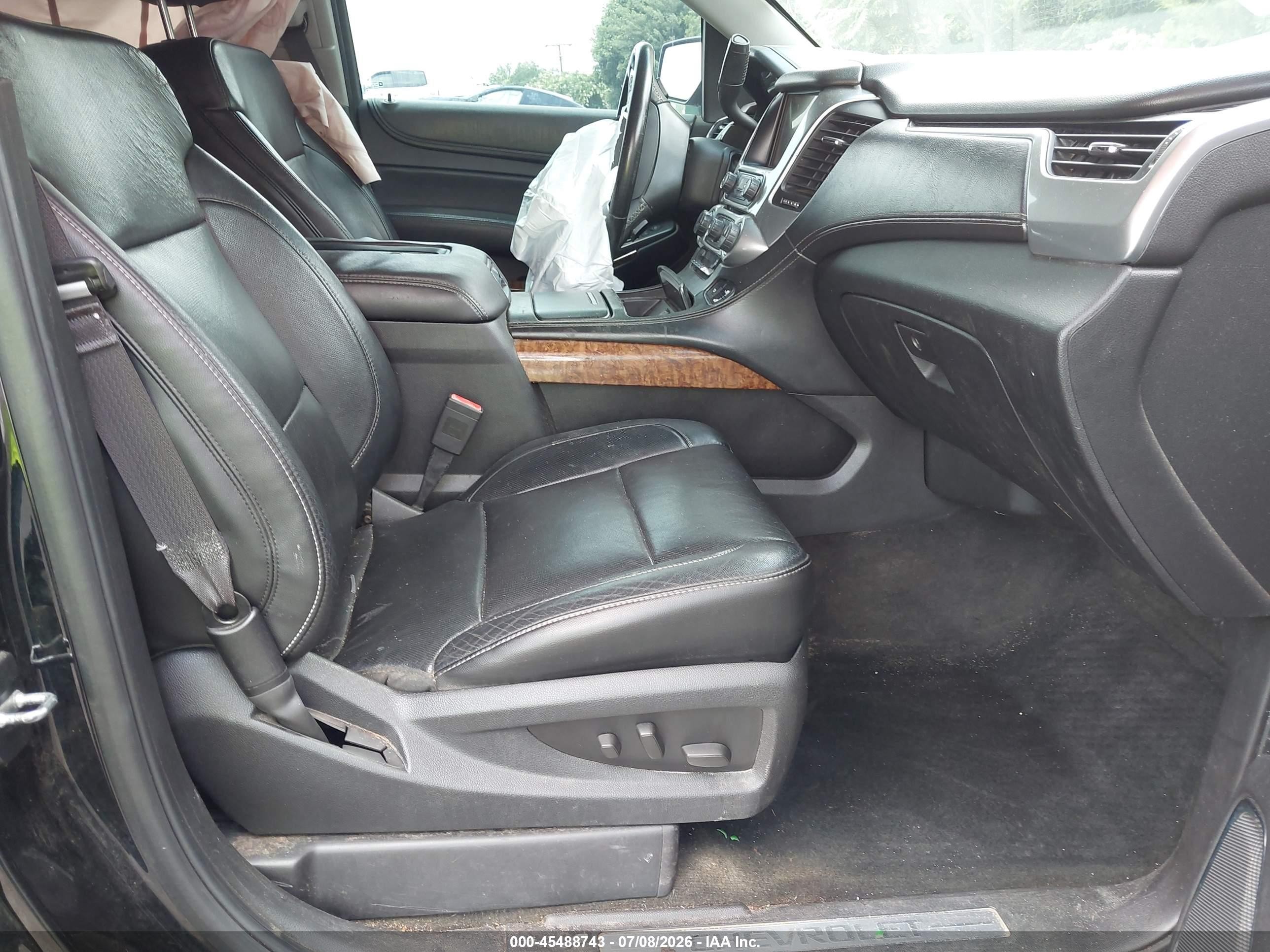 2015 Chevrolet Tahoe Ltz Black vin: 1GNSCCKC1FR246057