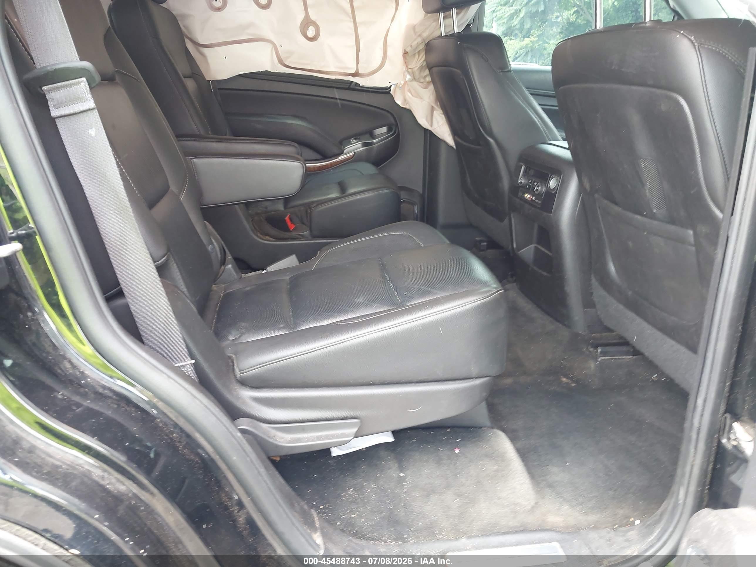 2015 Chevrolet Tahoe Ltz Black vin: 1GNSCCKC1FR246057