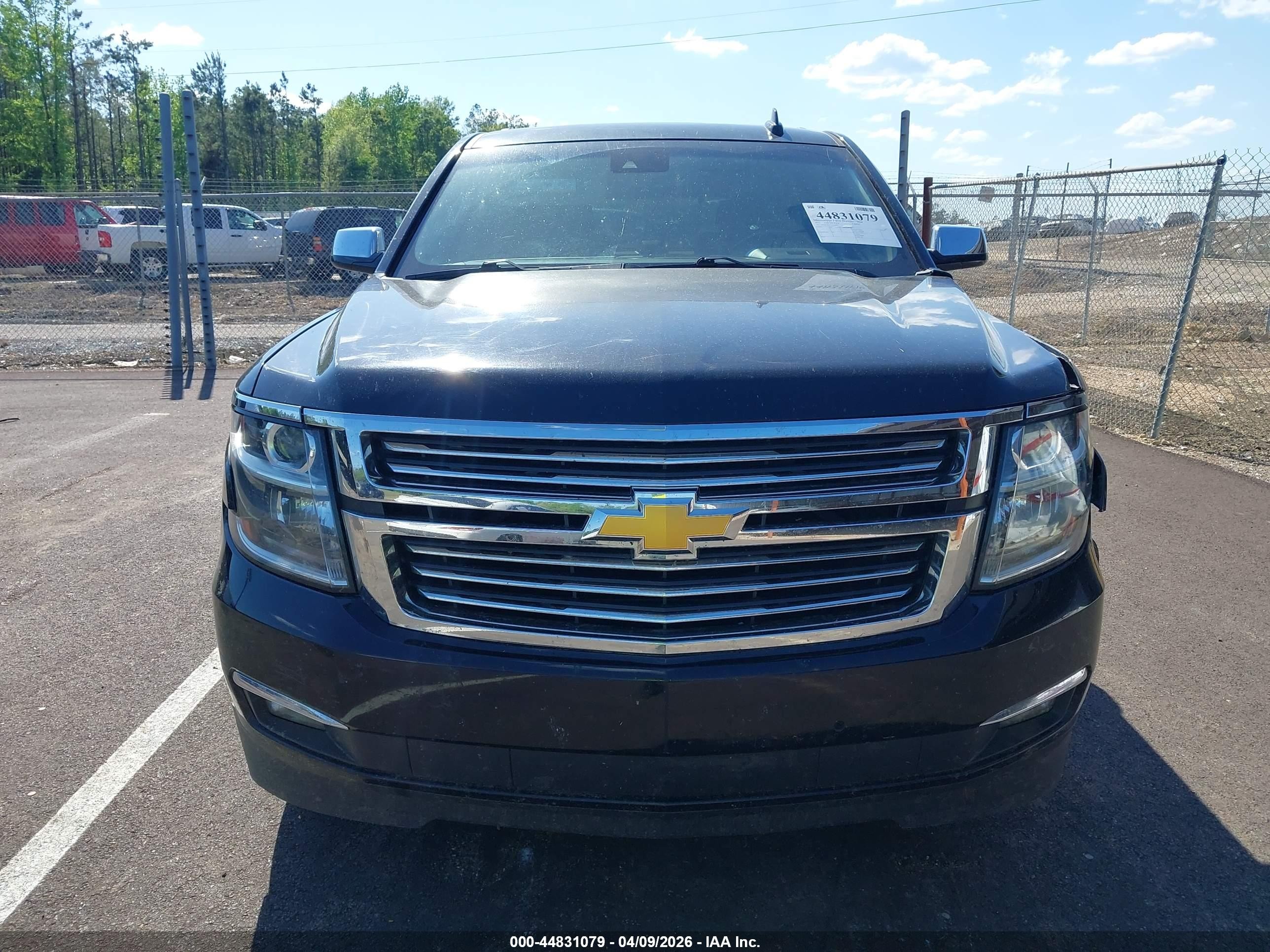 2015 Chevrolet Tahoe Ltz Black vin: 1GNSCCKC1FR504951