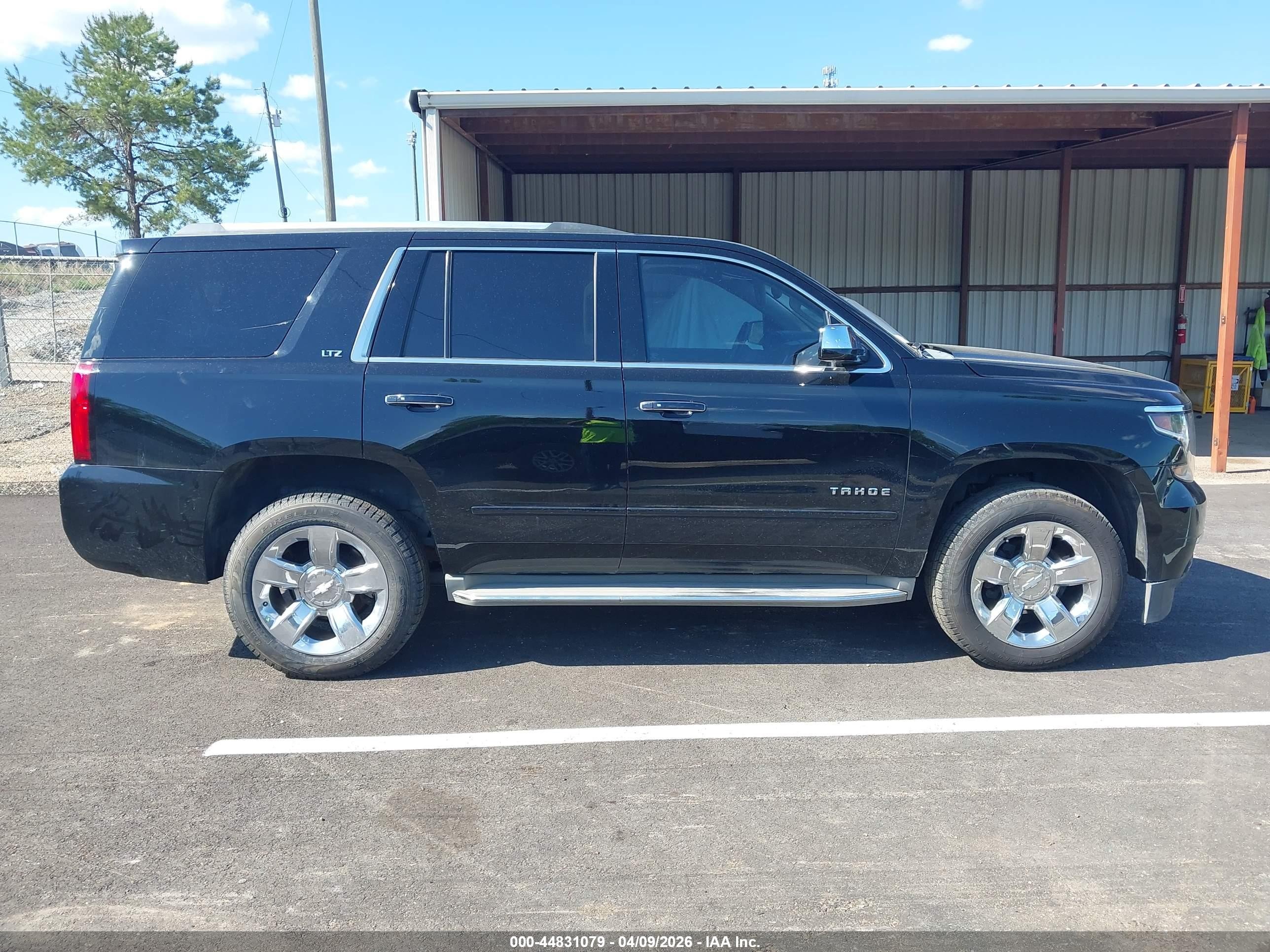2015 Chevrolet Tahoe Ltz Black vin: 1GNSCCKC1FR504951