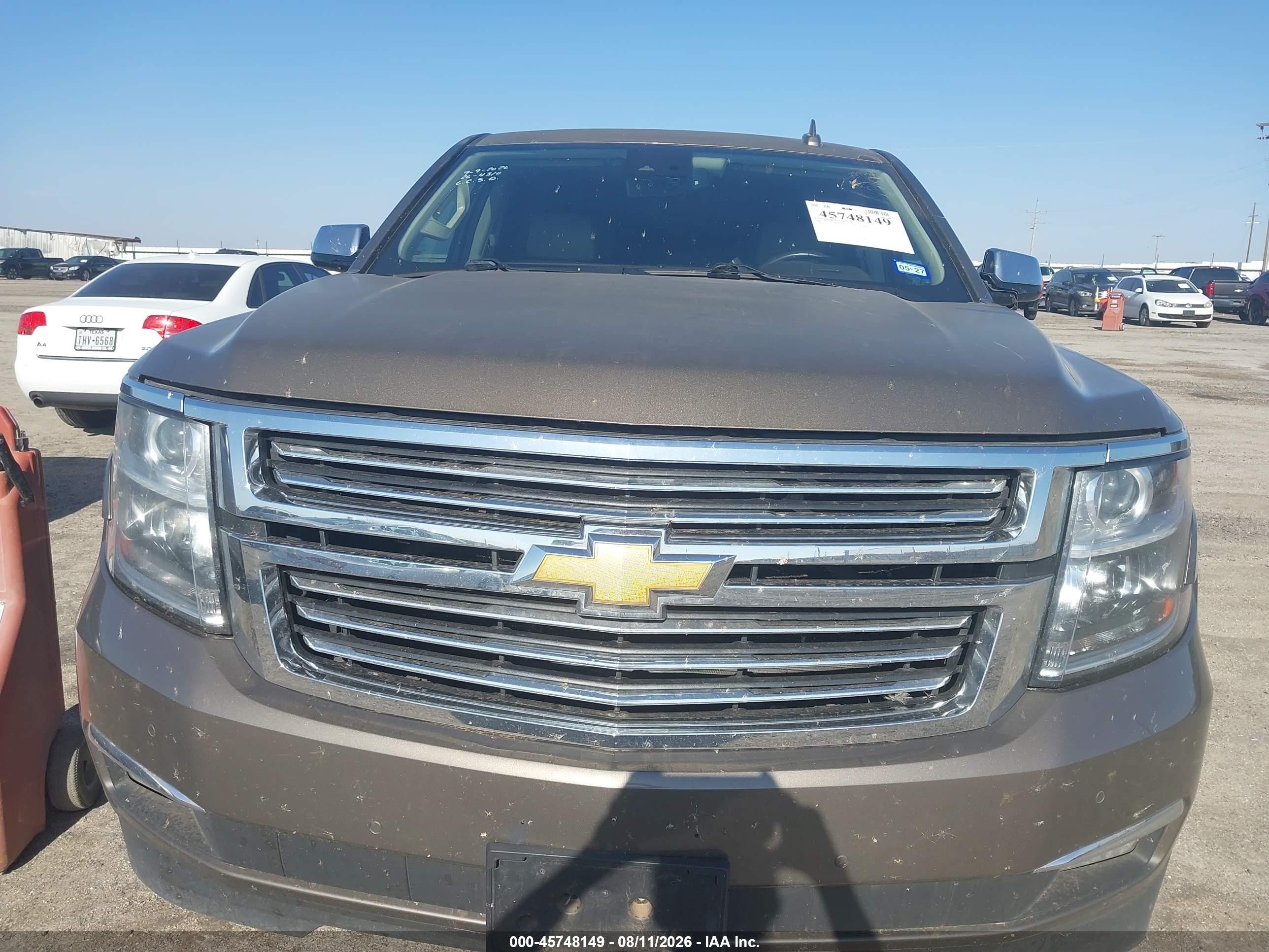 2015 Chevrolet Tahoe Ltz Коричневый vin: 1GNSCCKC1FR596529