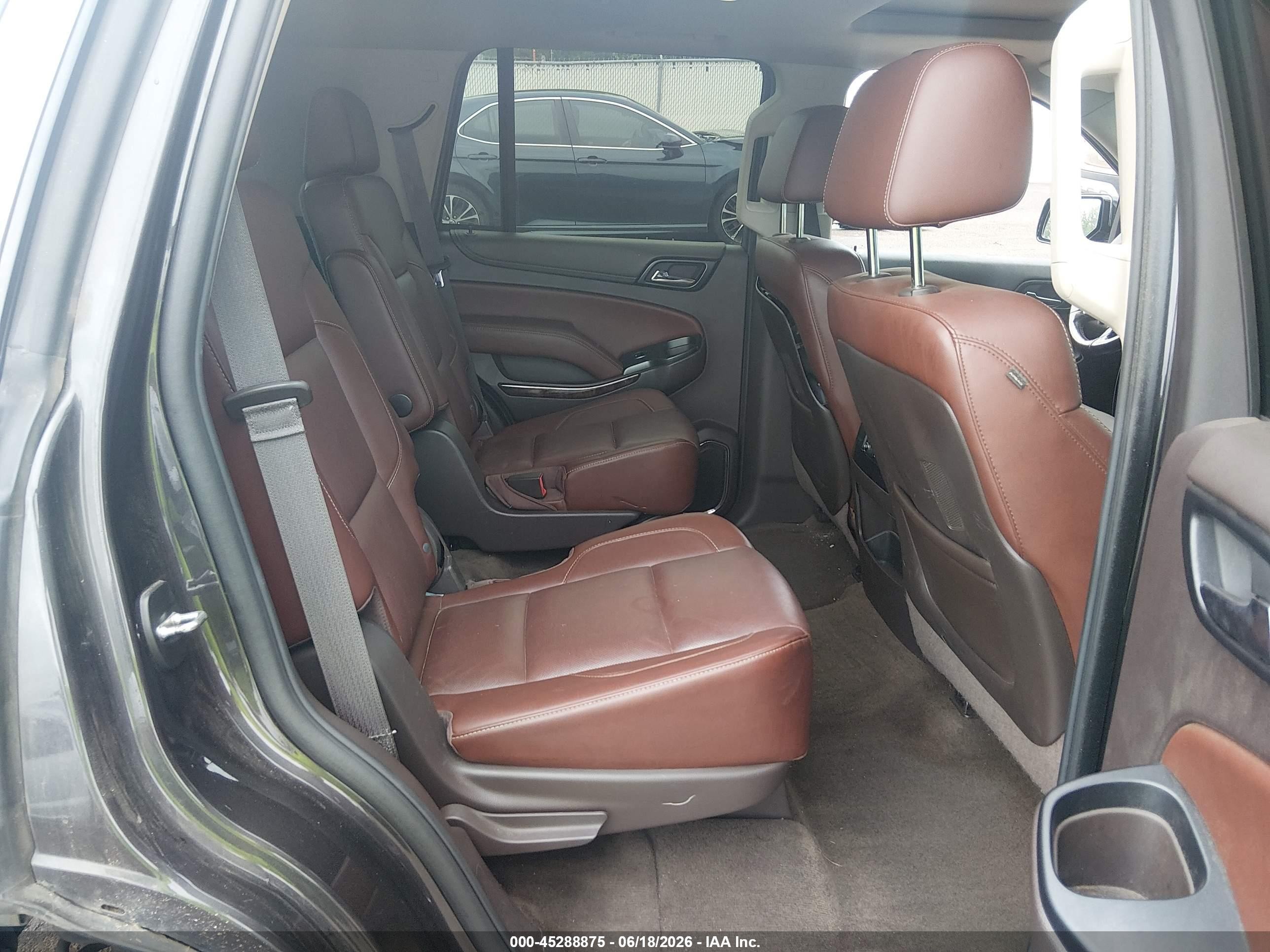 2015 Chevrolet Tahoe Ltz Gray vin: 1GNSCCKC2FR548795