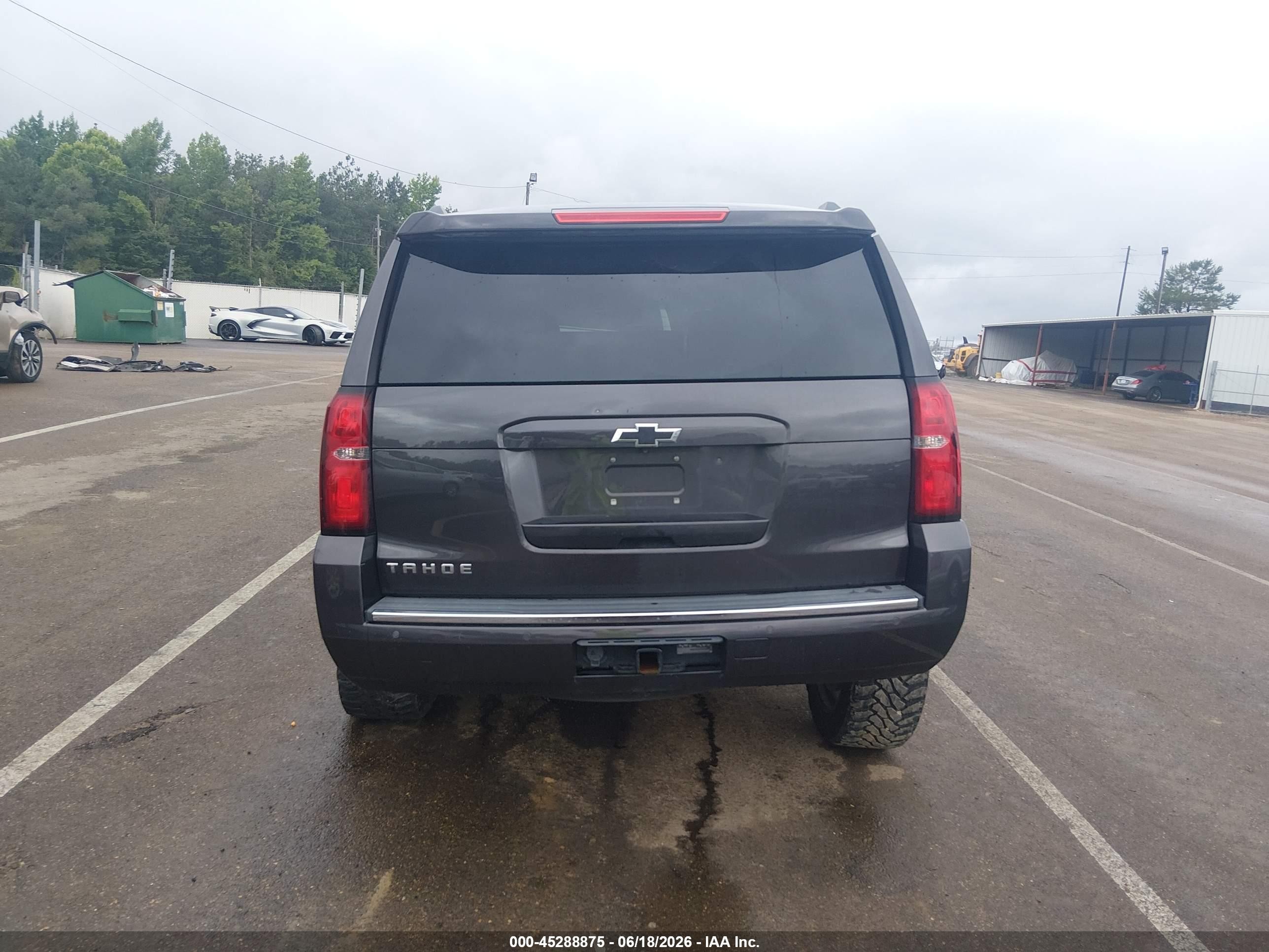 2015 Chevrolet Tahoe Ltz Gray vin: 1GNSCCKC2FR548795