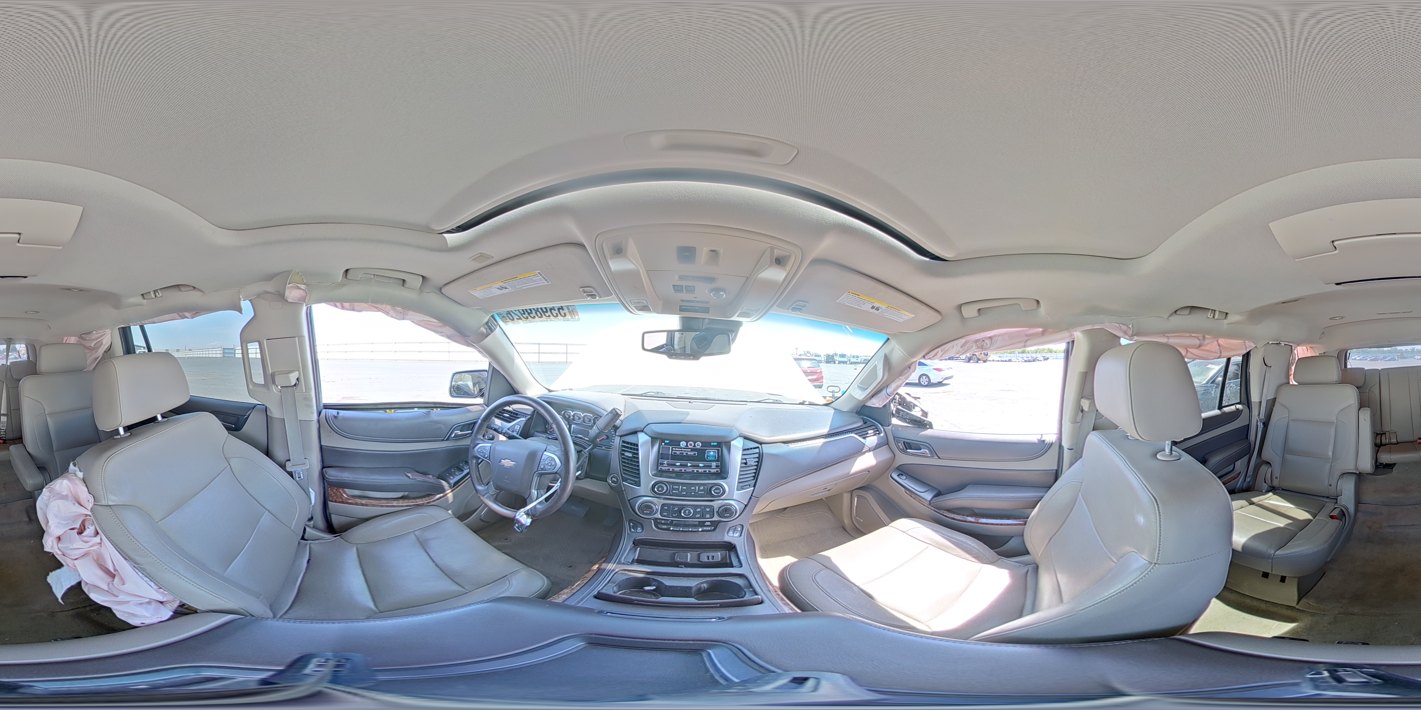 2015 Chevrolet Tahoe C1500 Ltz Белый vin: 1GNSCCKC3FR159227