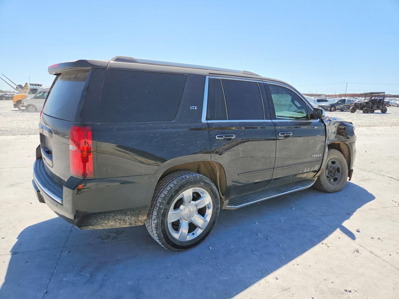 2015 Chevrolet Tahoe C1500 Ltz Black vin: 1GNSCCKC4FR150150