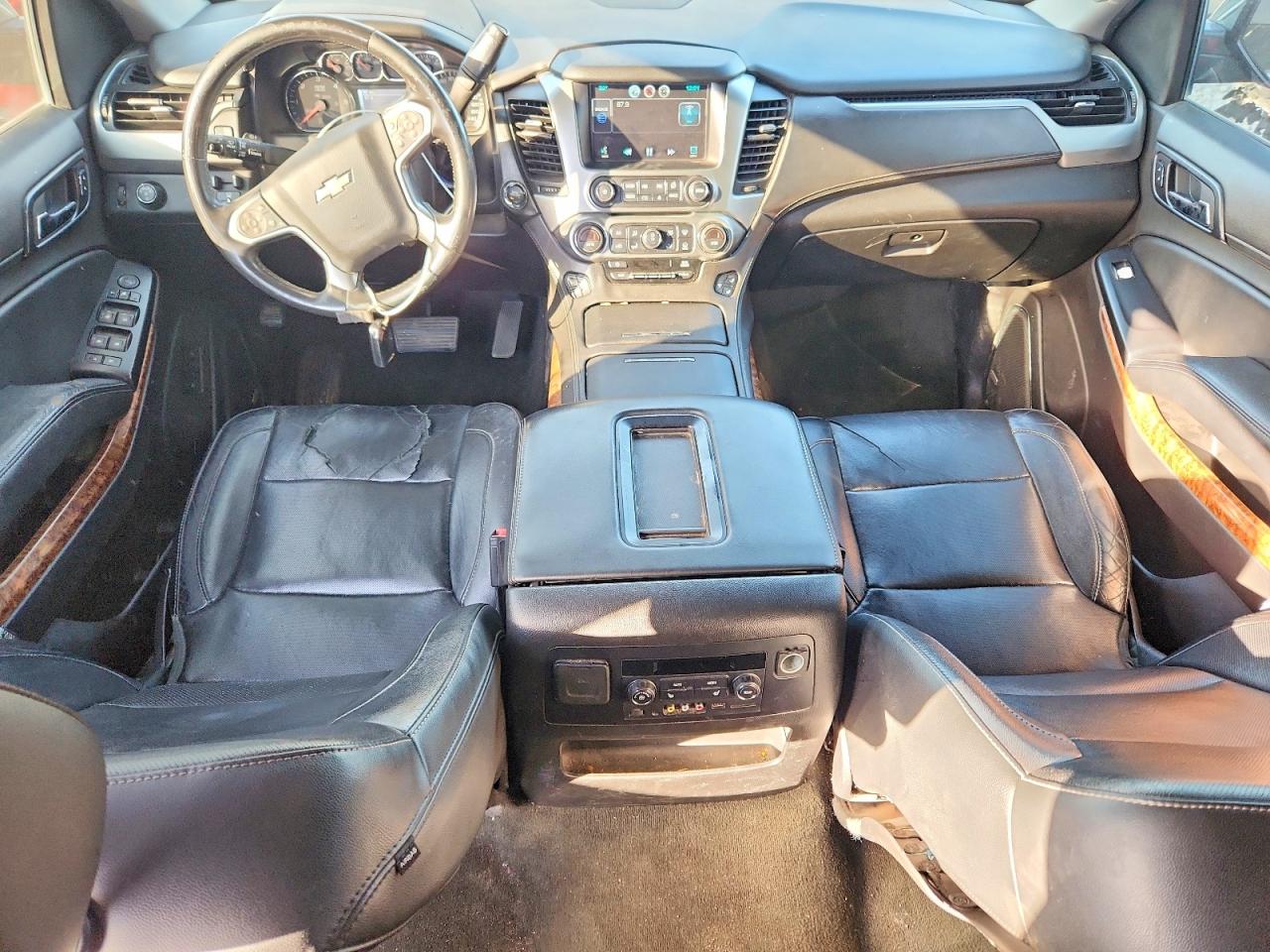 2015 Chevrolet Tahoe C1500 Ltz Black vin: 1GNSCCKC4FR150150