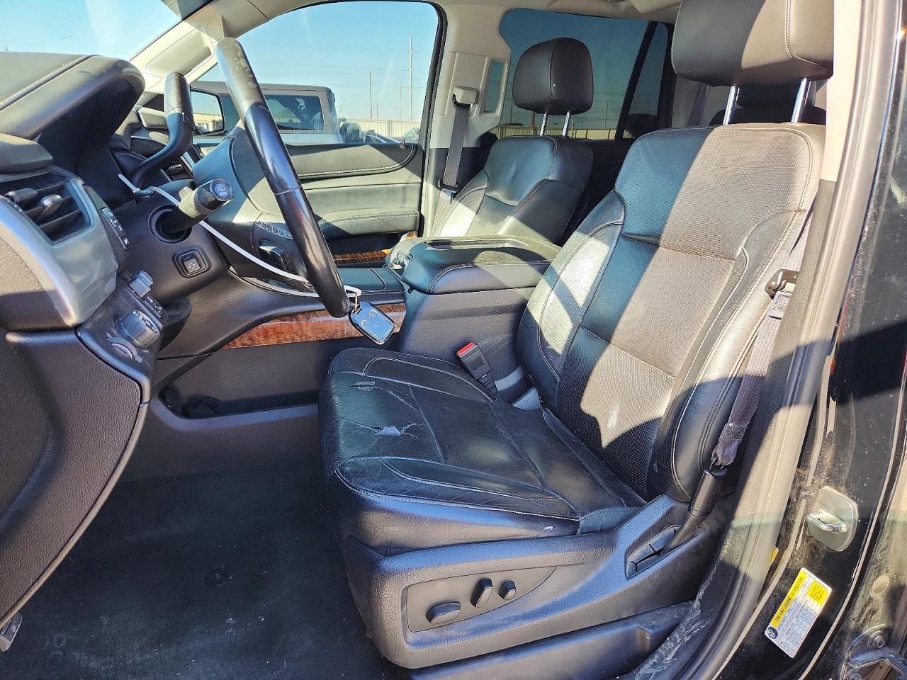 2015 Chevrolet Tahoe C1500 Ltz Black vin: 1GNSCCKC4FR150150