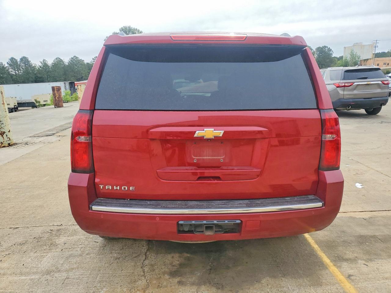2015 Chevrolet Tahoe C1500 Ltz Red vin: 1GNSCCKC4FR216406